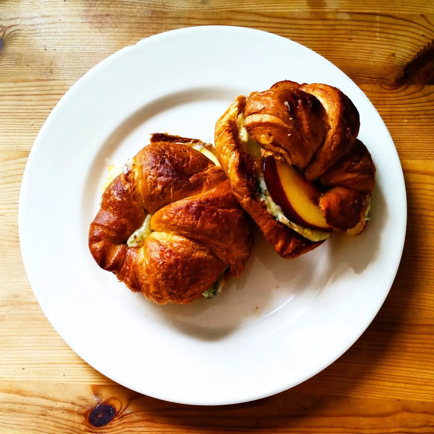 Blue Cheese Banger Croissants