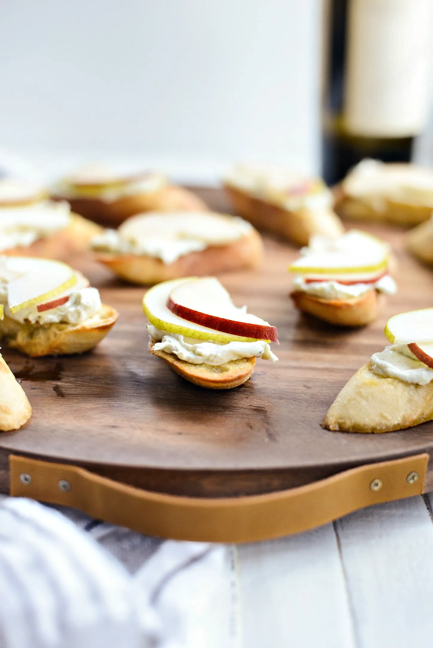 Blue Cheese Crostini with Pecans and Honey