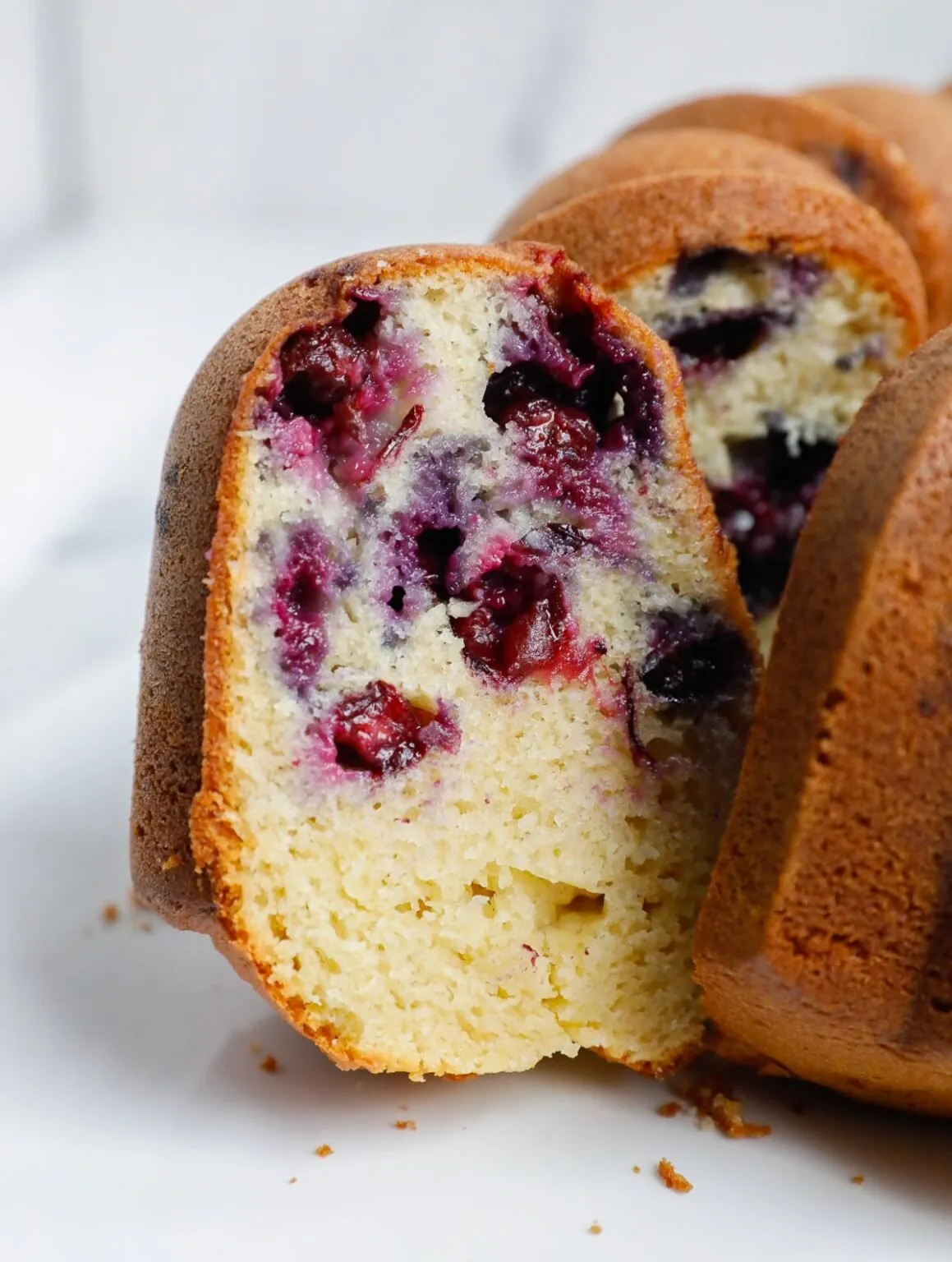 Blueberry Bundt Cake for Mother's Day