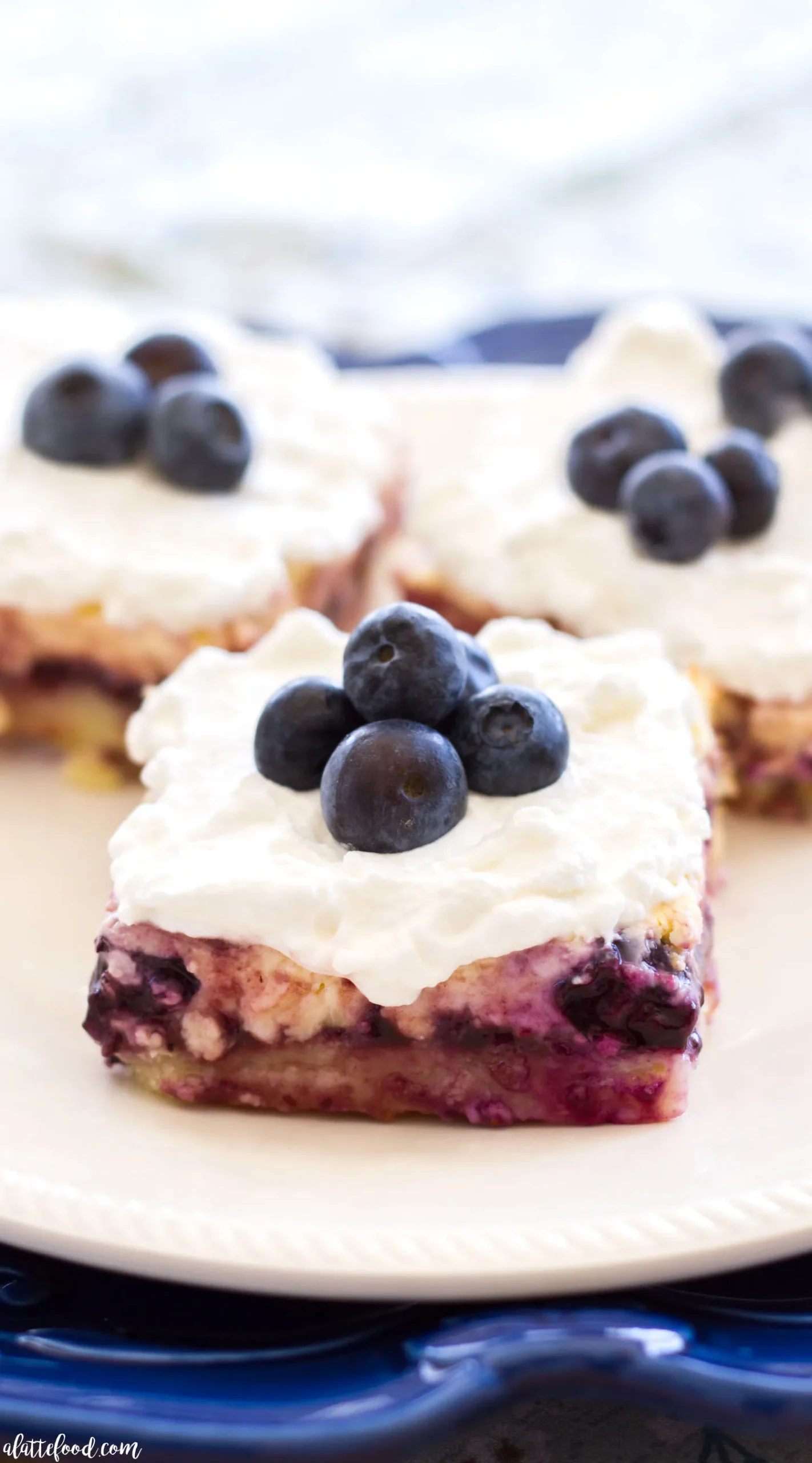 Blueberry Lemon Cheesecake Bars