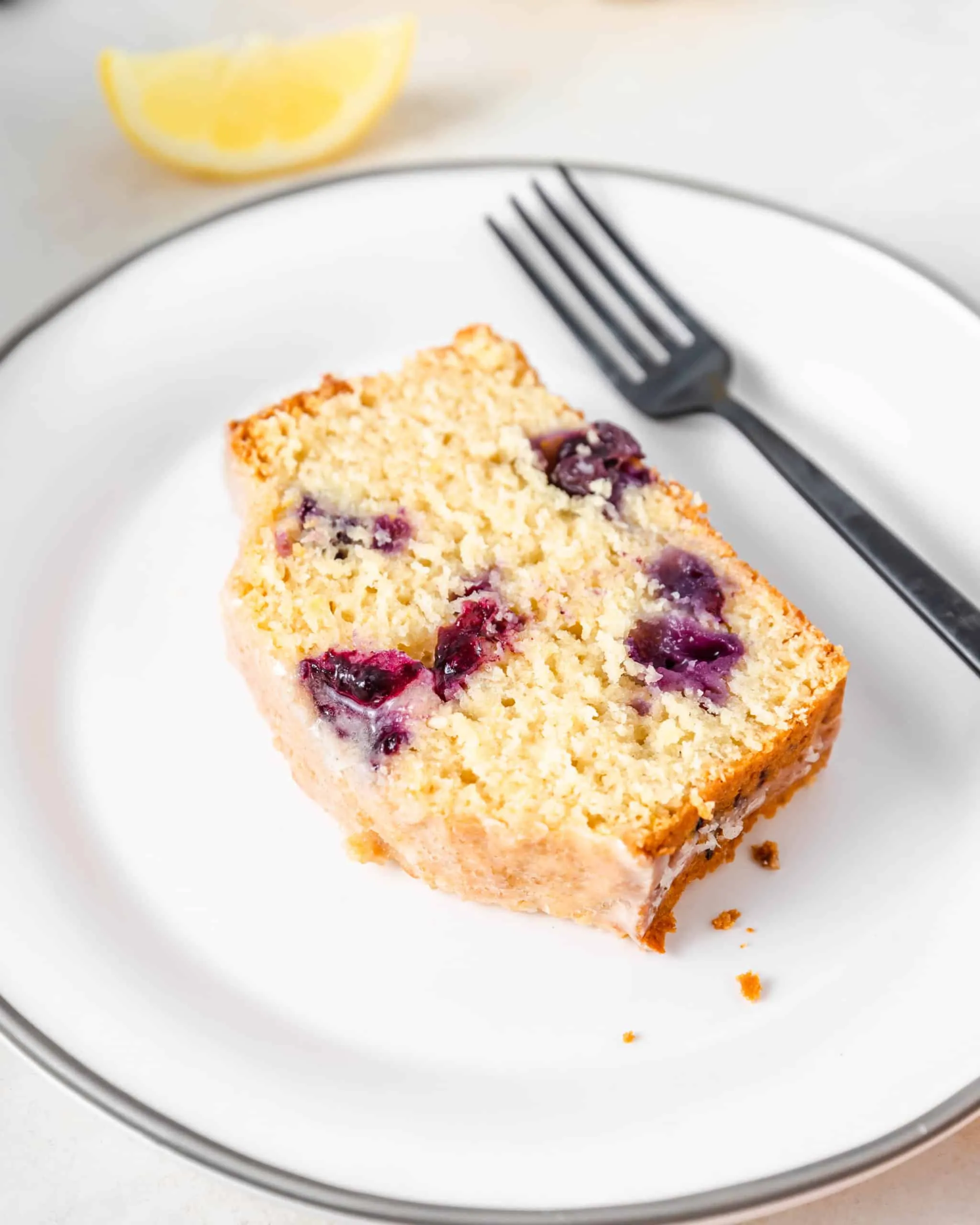 Blueberry Lemon Ricotta Pound Cake