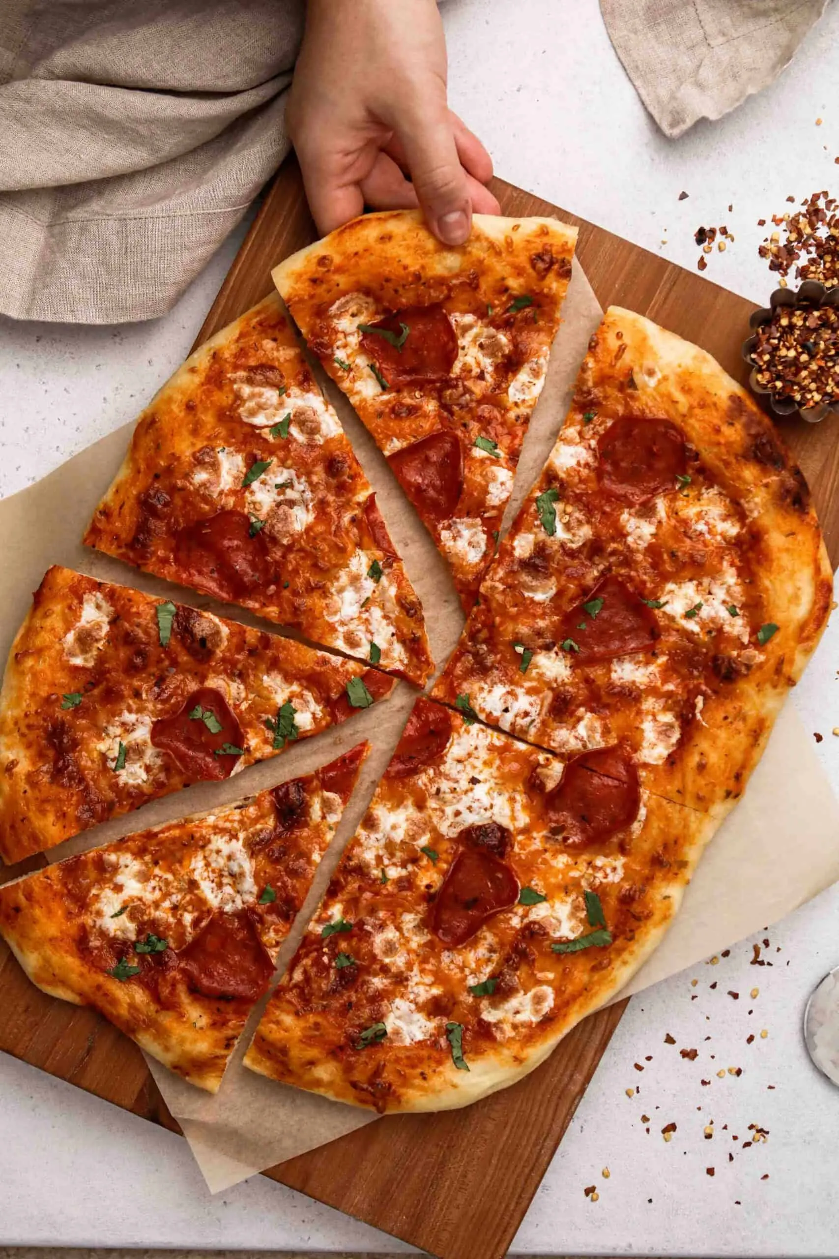 Blythe's No Knead Pizza Dough