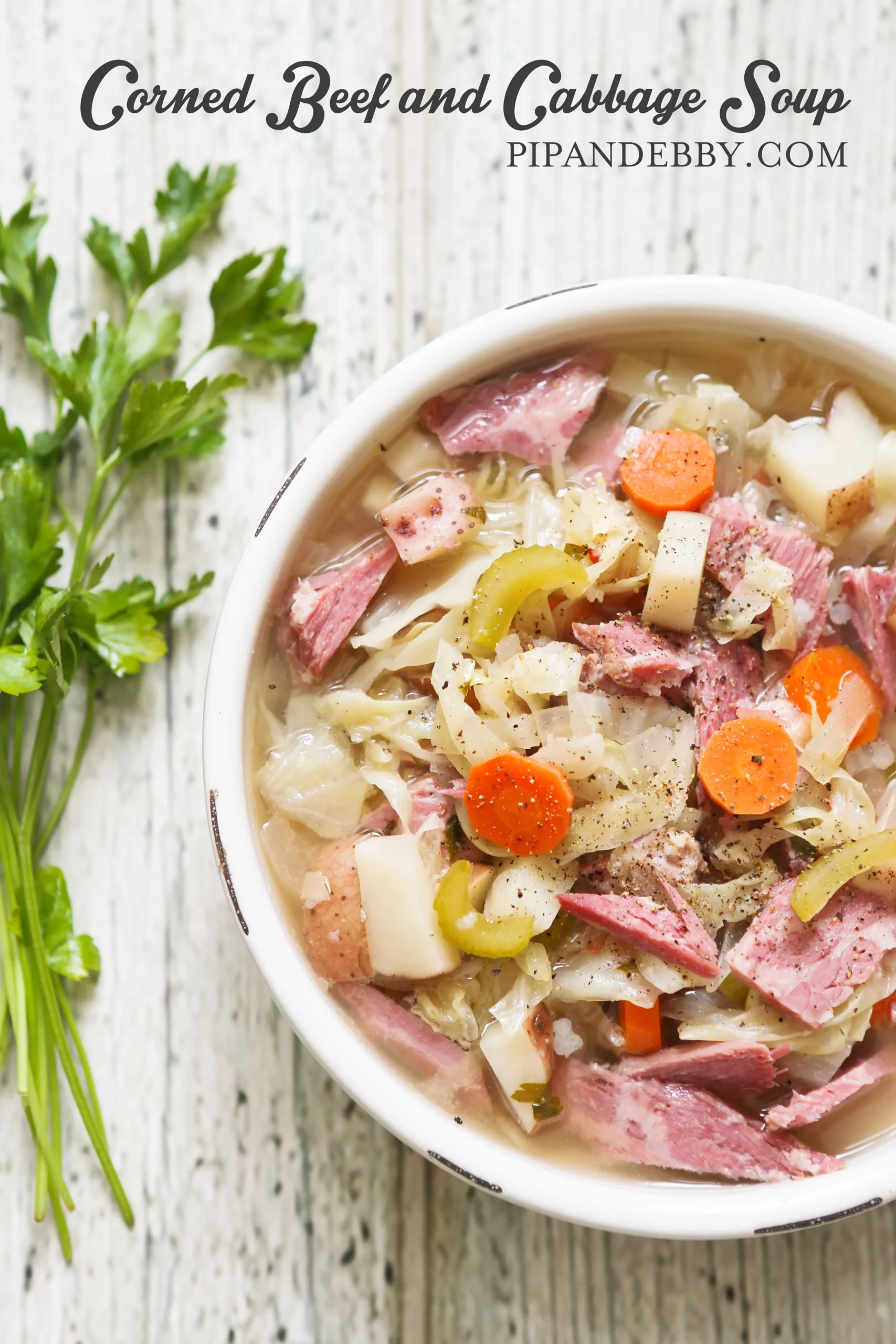 Bonnie's Corn Beef Cabbage Soup