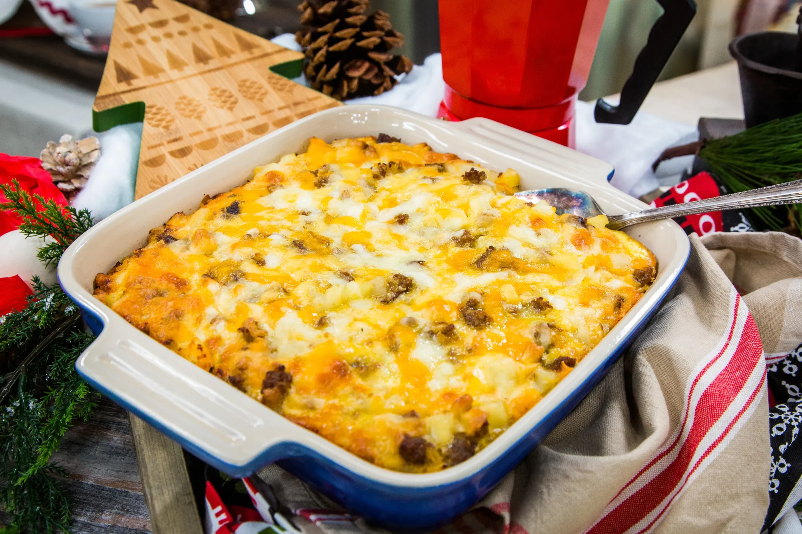 Breakfast Casserole for Christmas Morning (Made Night Before)