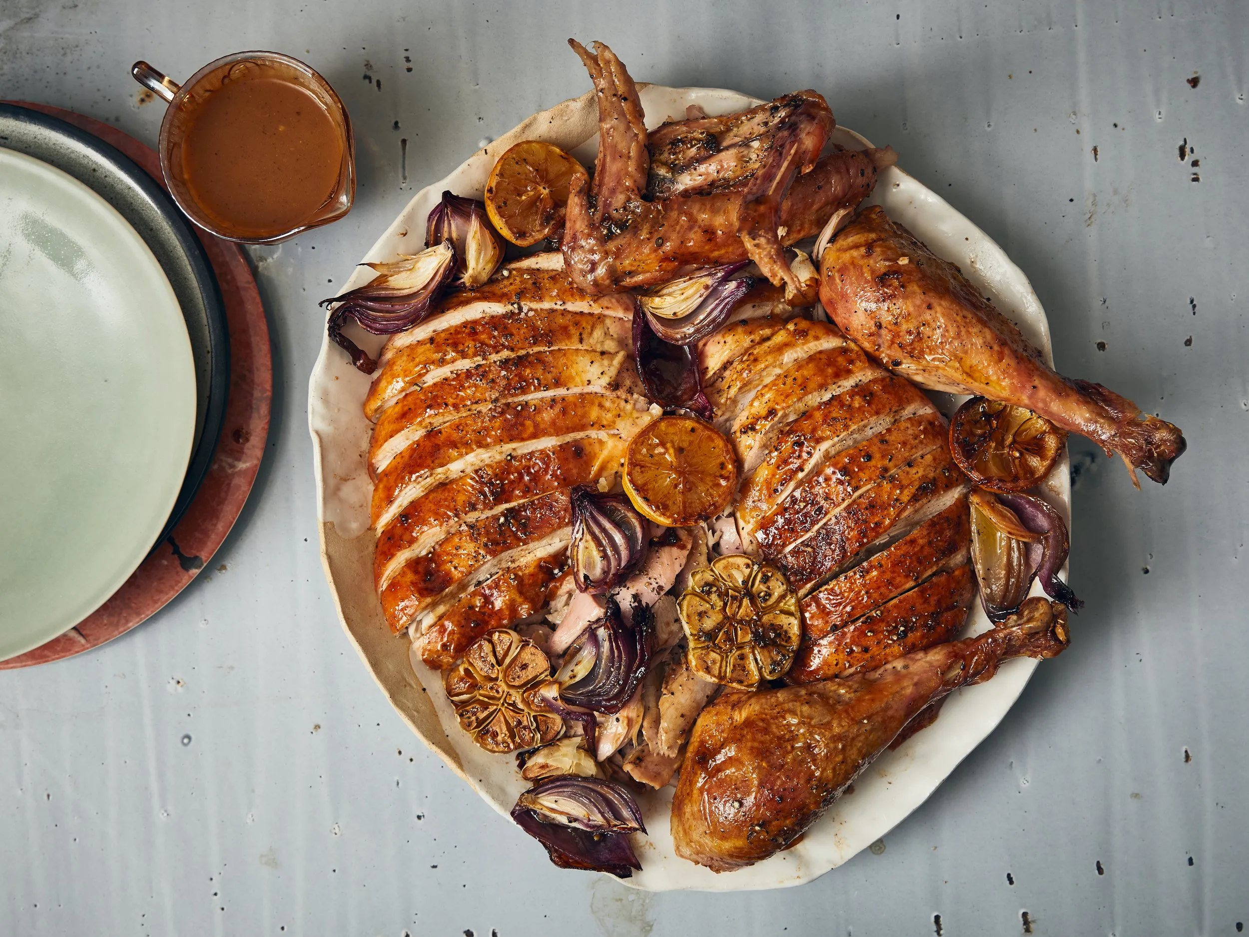 Brined Turkey and Gravy