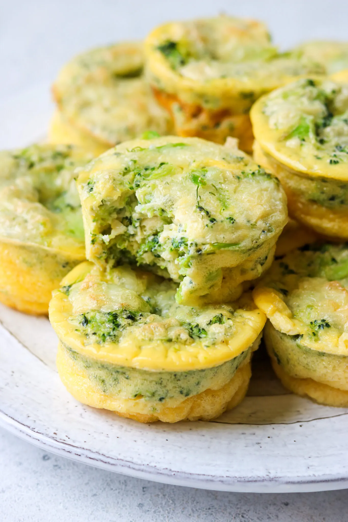 Broccoli Cheddar Keto Egg Bites