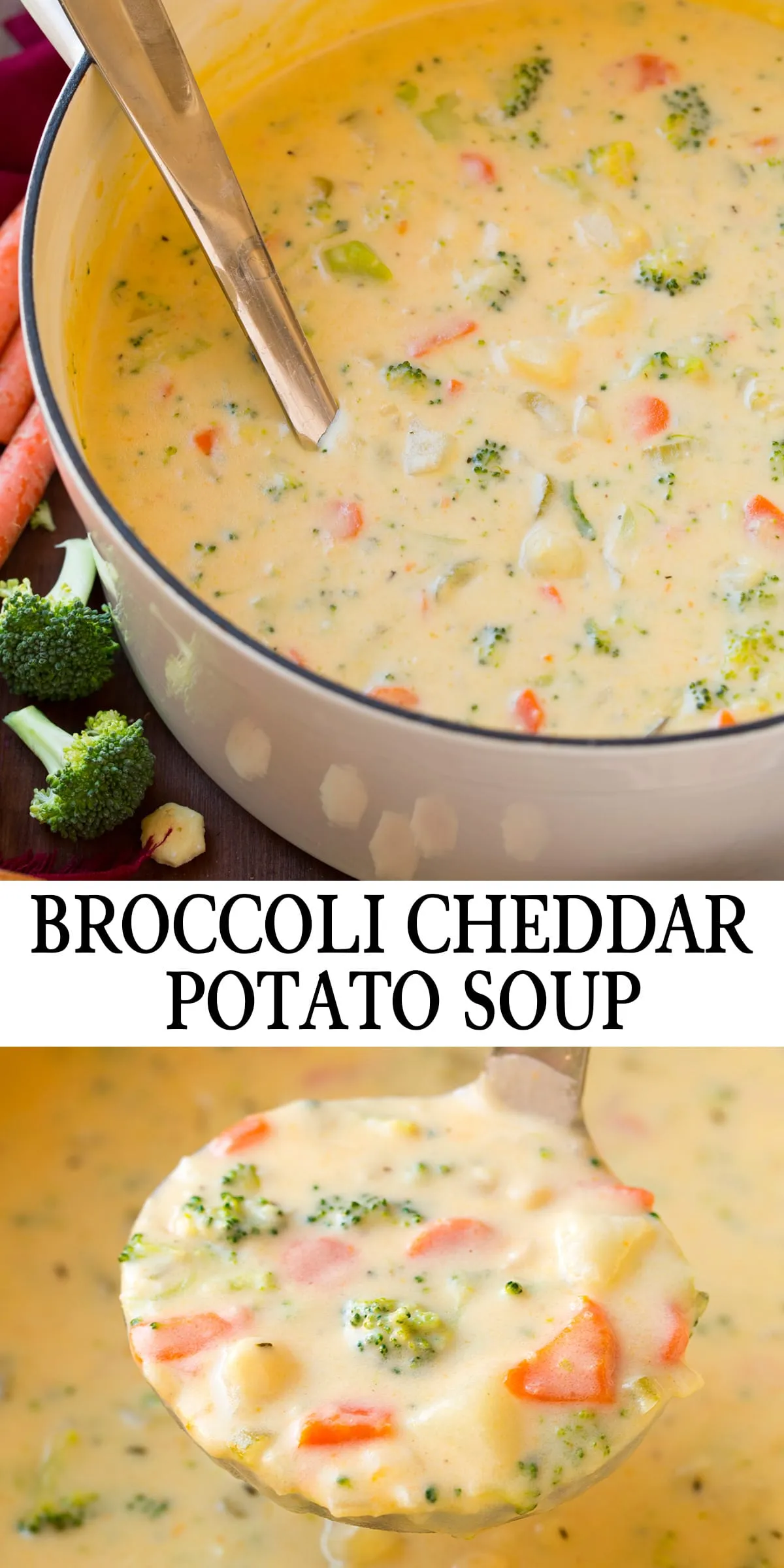 Broccoli Cheddar and Potato Soup
