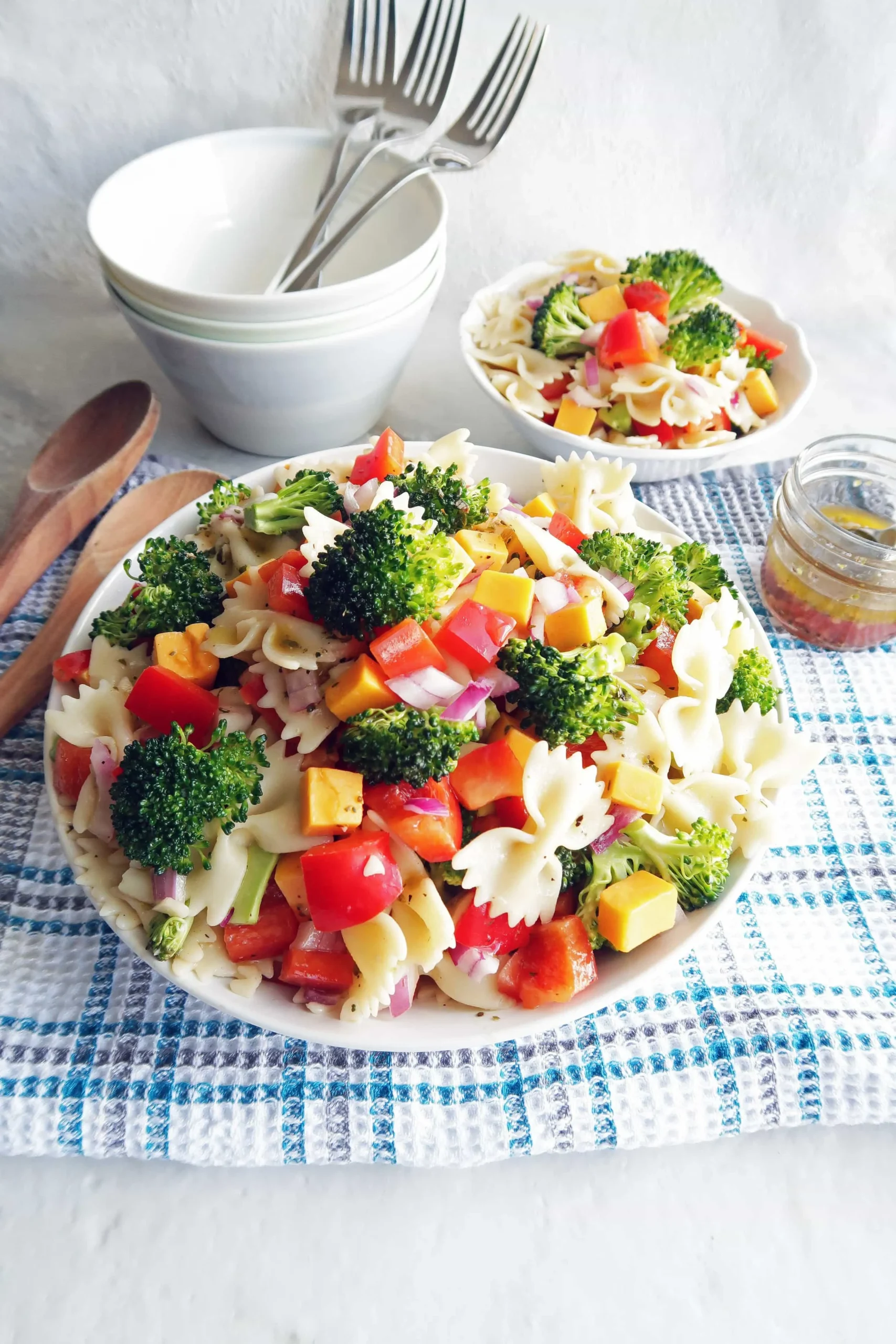 Broccoli Cheese Pasta Salad