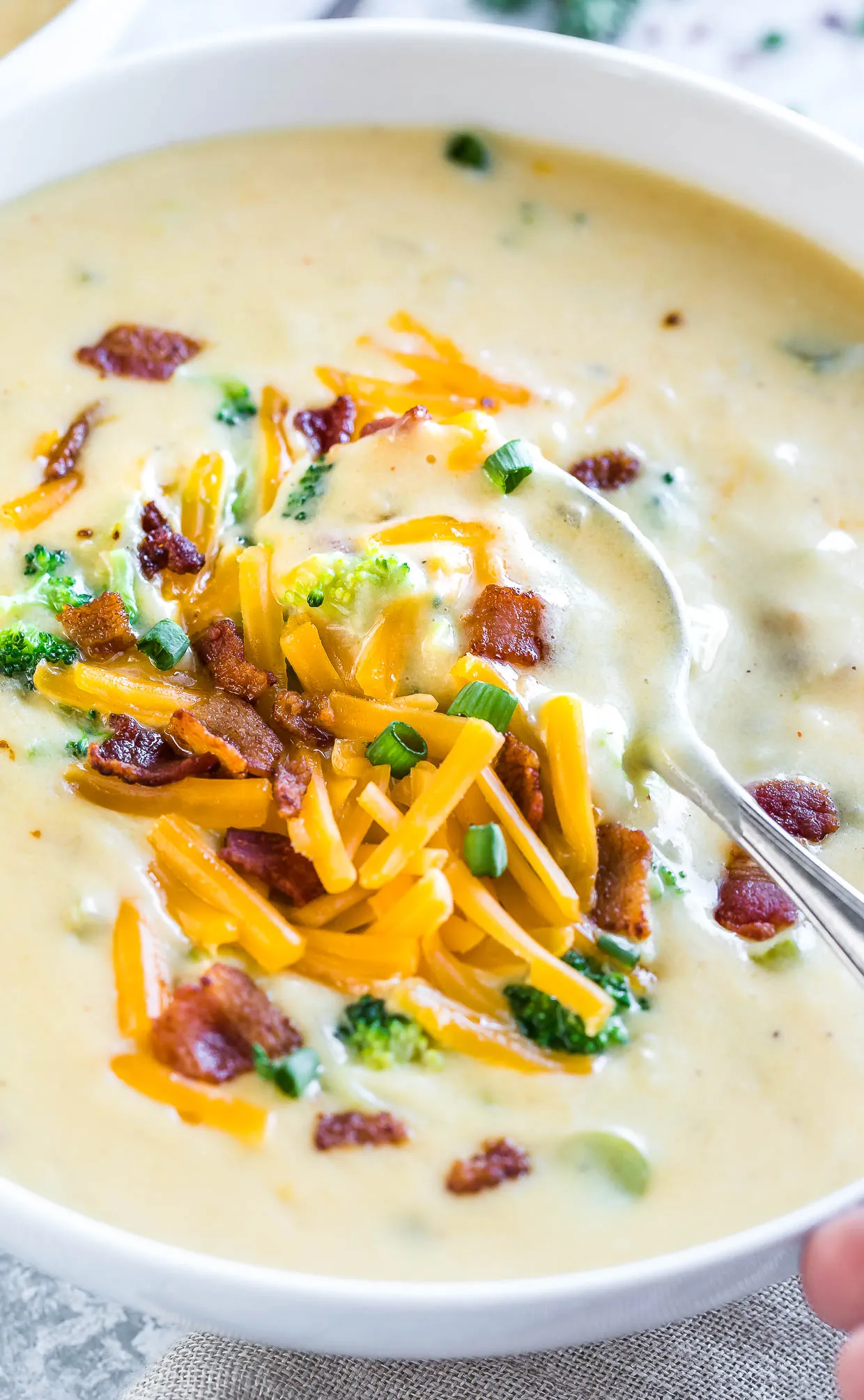 Broccoli Potato Cheese Soup