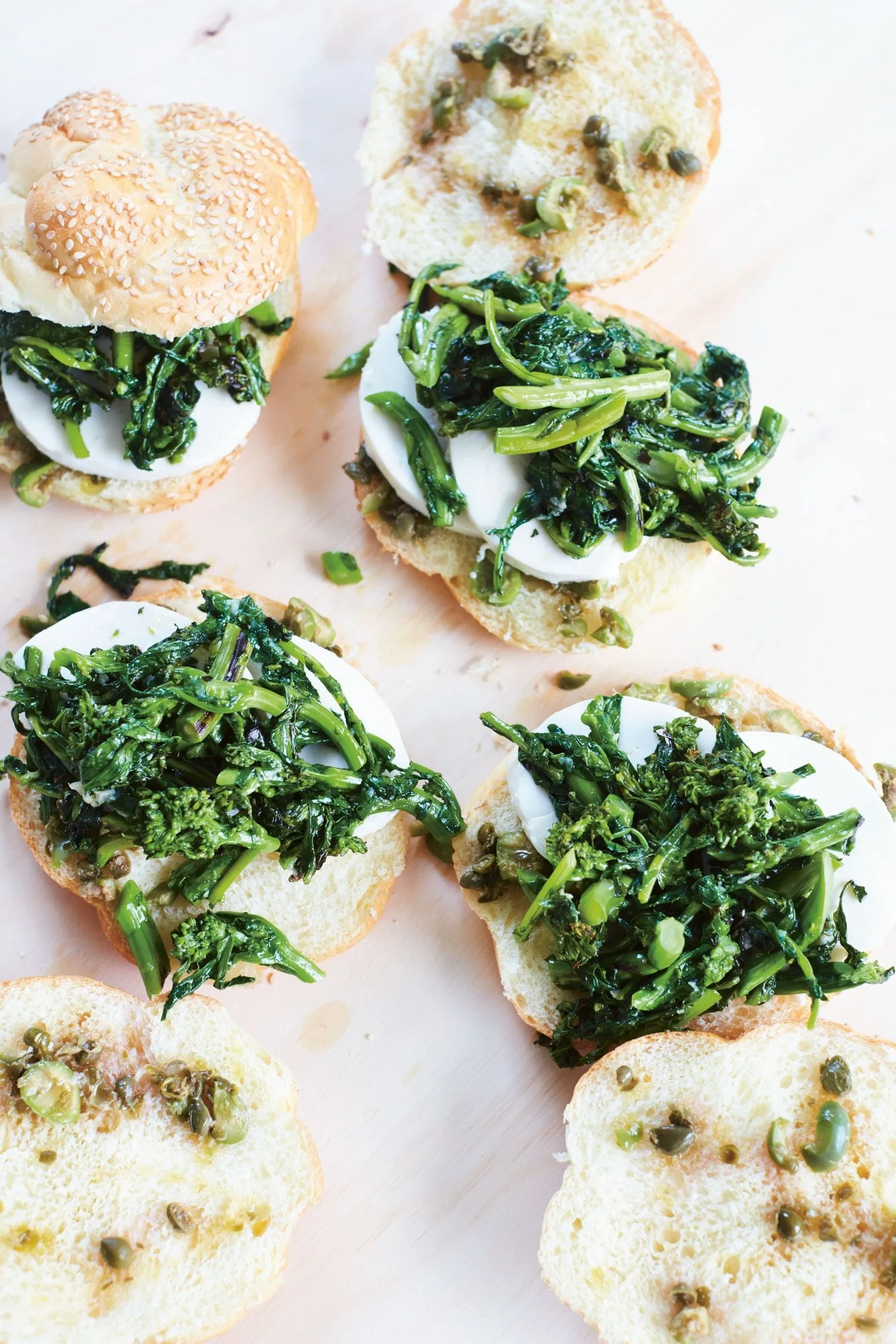 Broccoli Rabe Salad with Mozzarella