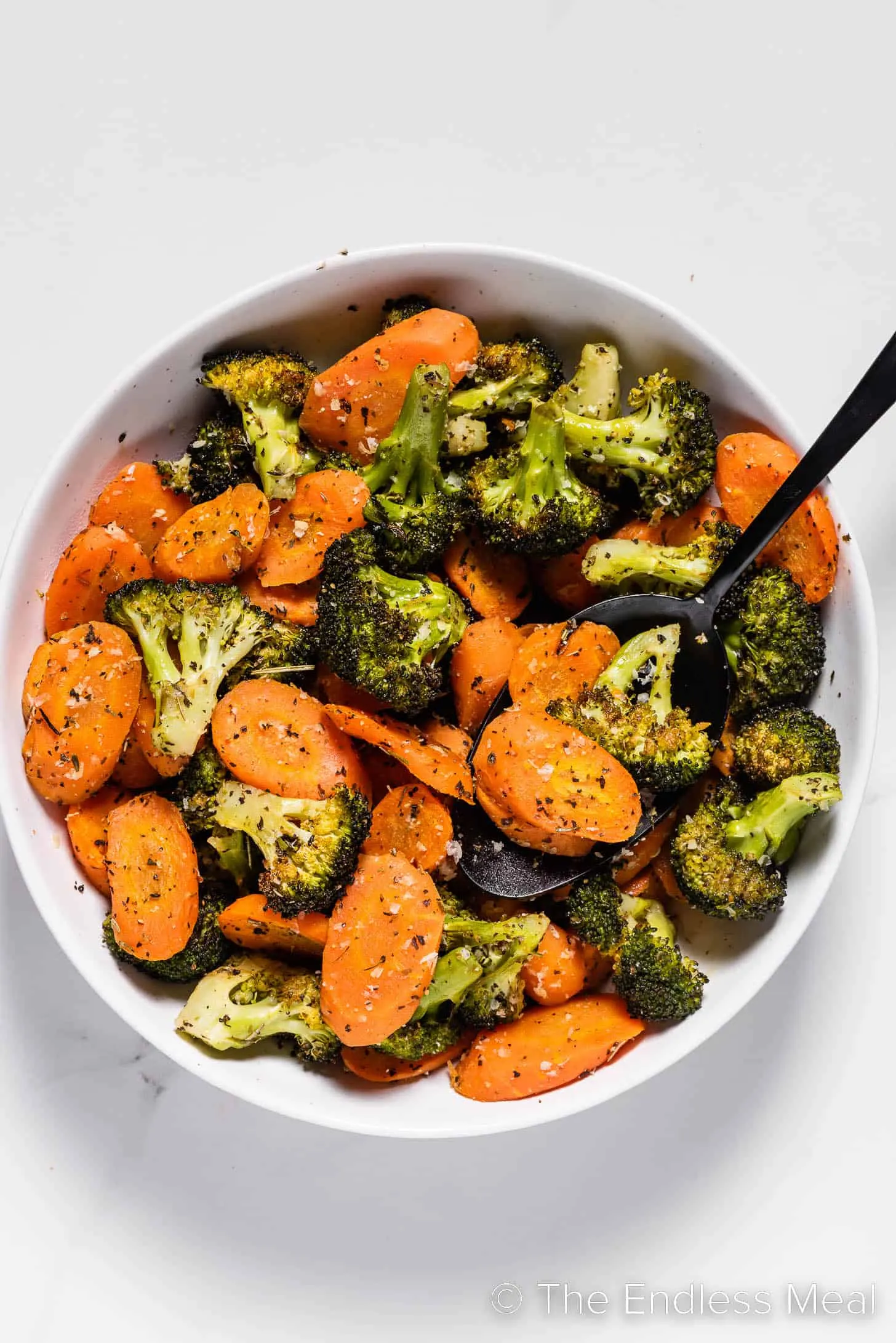 Broccoli and Carrot with Garlic Sauce
