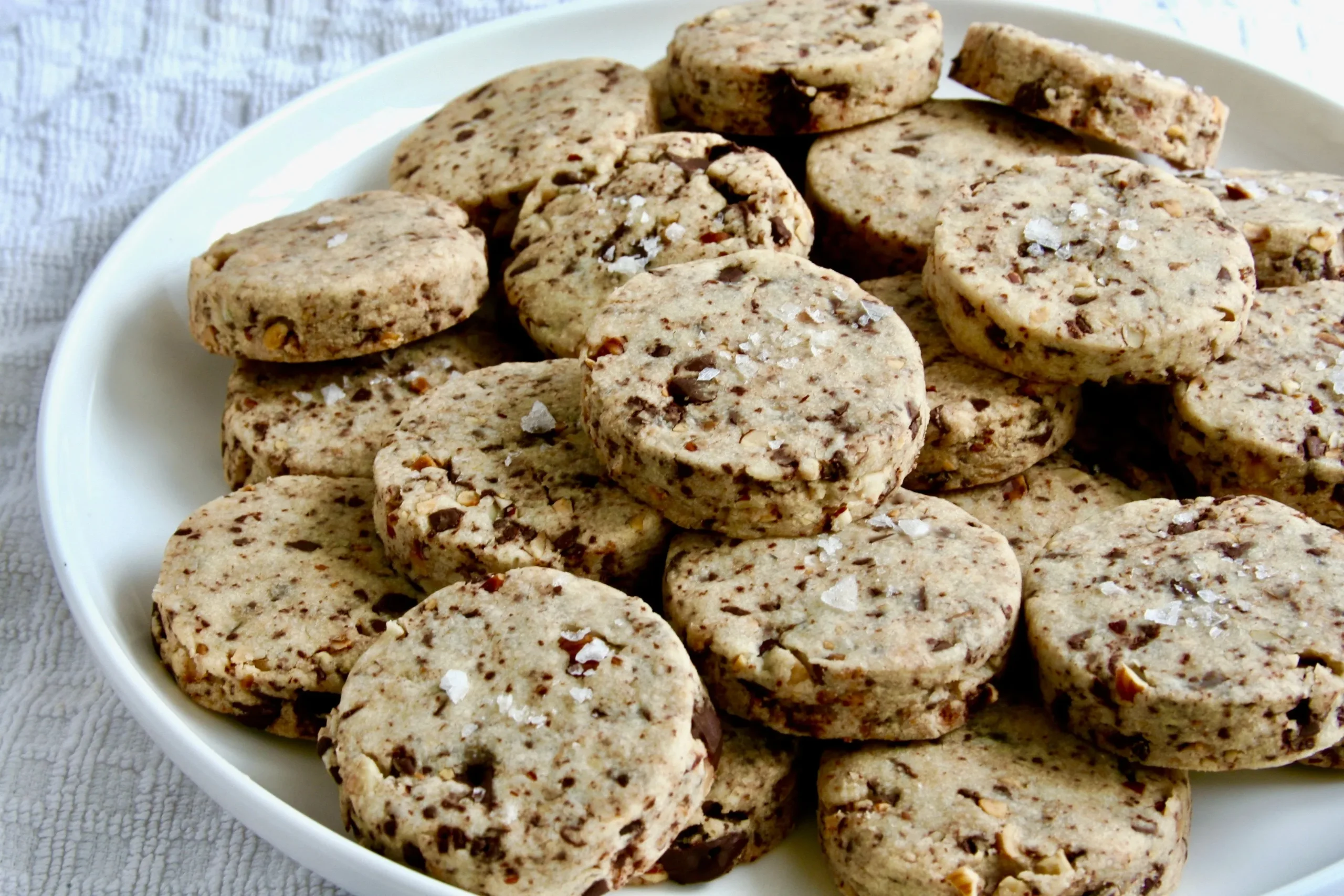 Brown Sugar Chocolate Shortbread Cookies