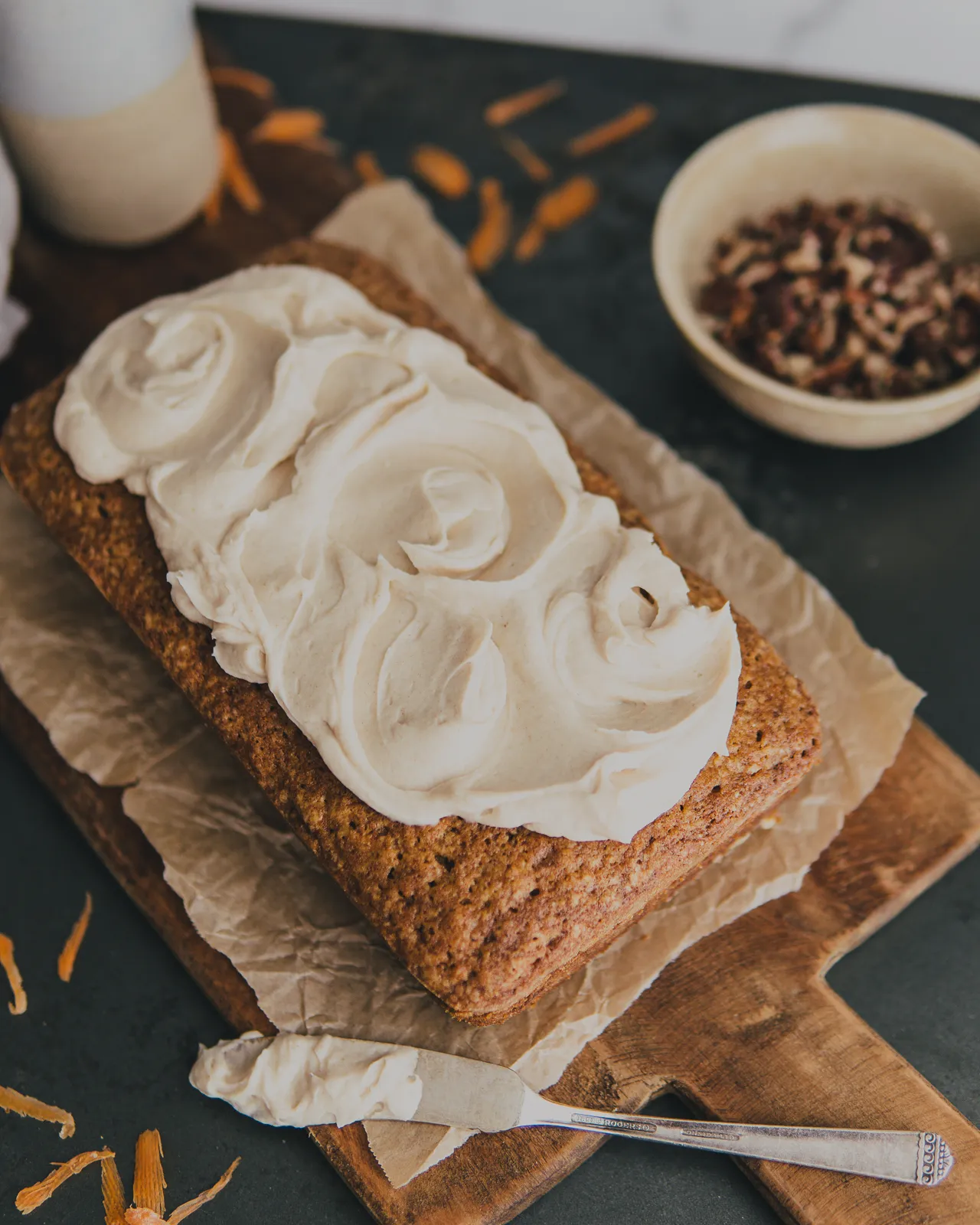 Browned Butter and Cardamom Carrot Pudding