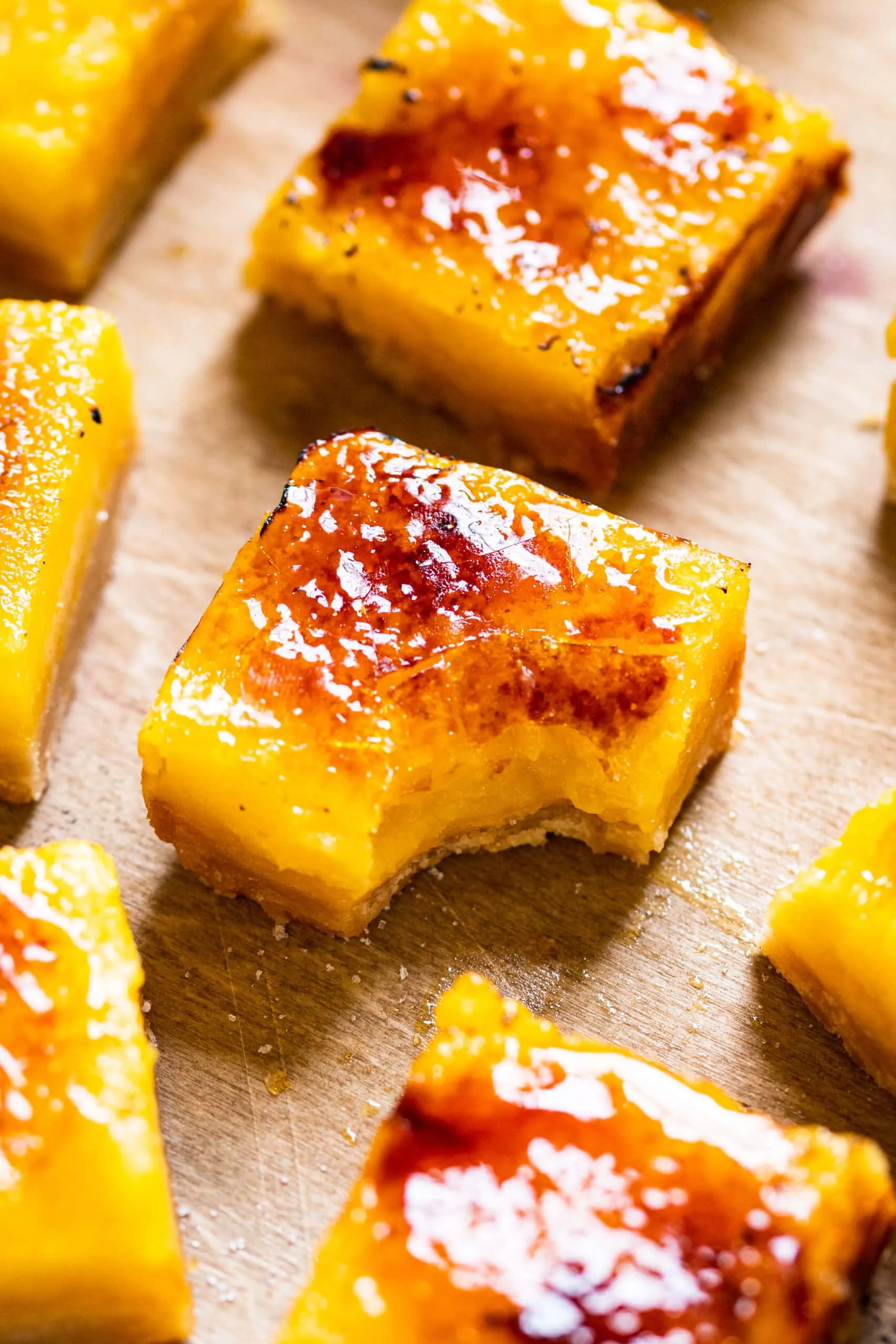 Bruleed Meyer Lemon Bars