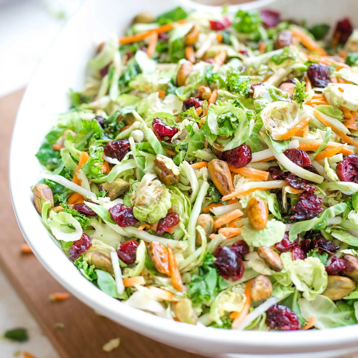 Brussels Sprout Cabbage Salad