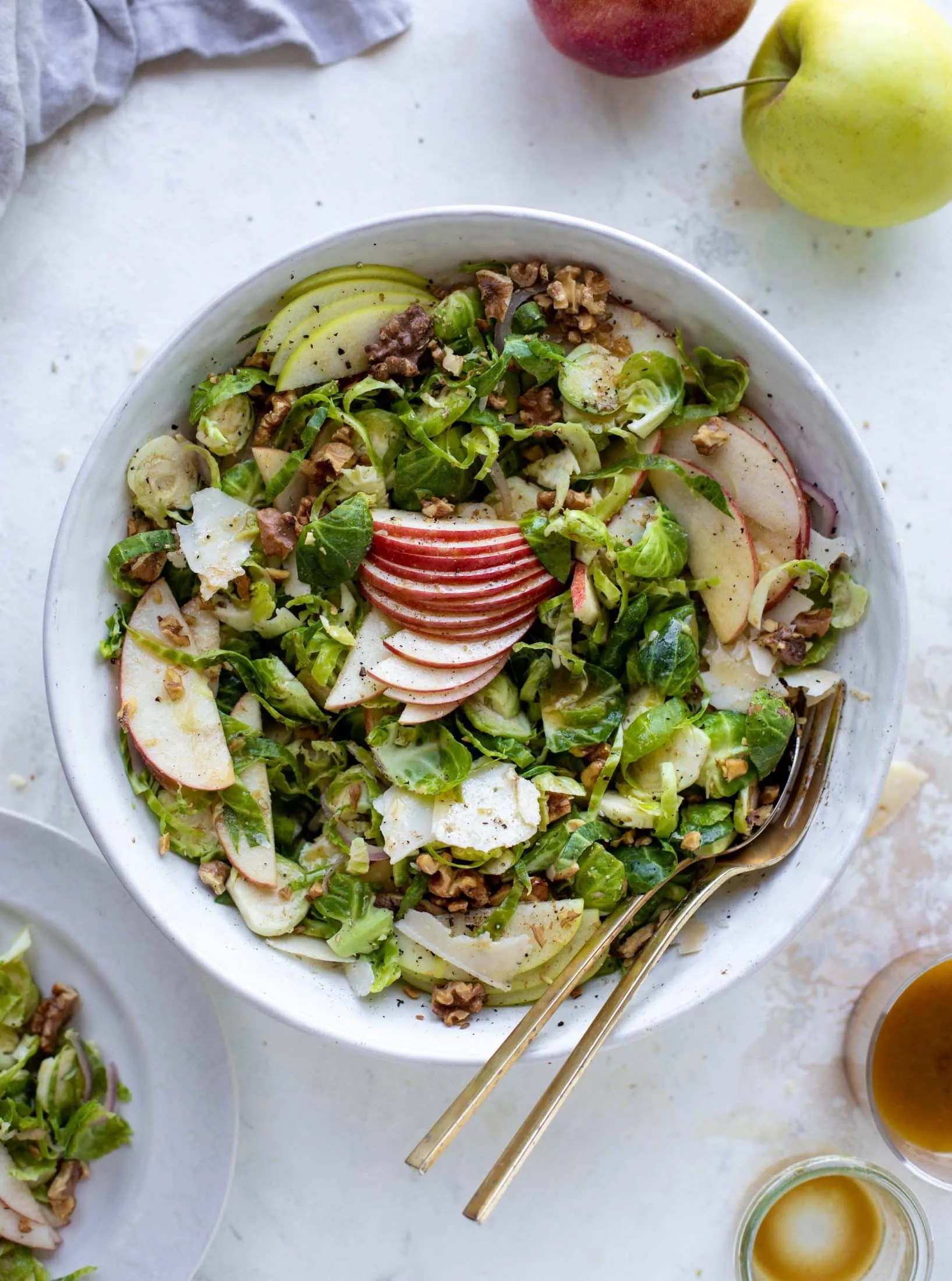 Brussels Sprouts Apple and Brown Rice Salad