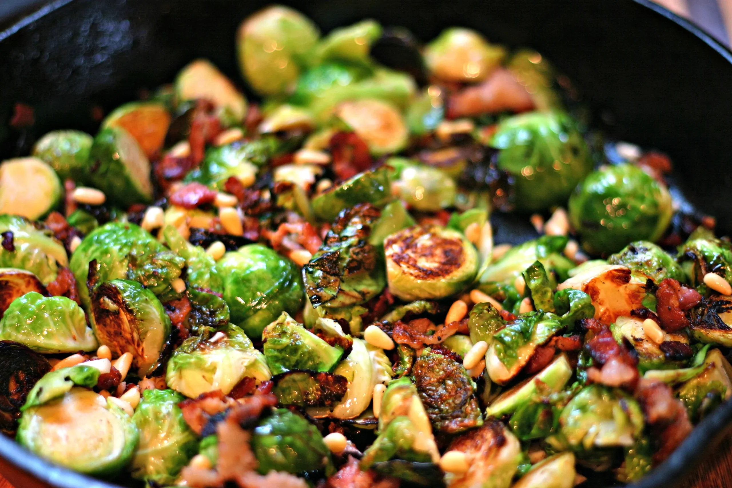 Brussels Sprouts with Pine Nuts