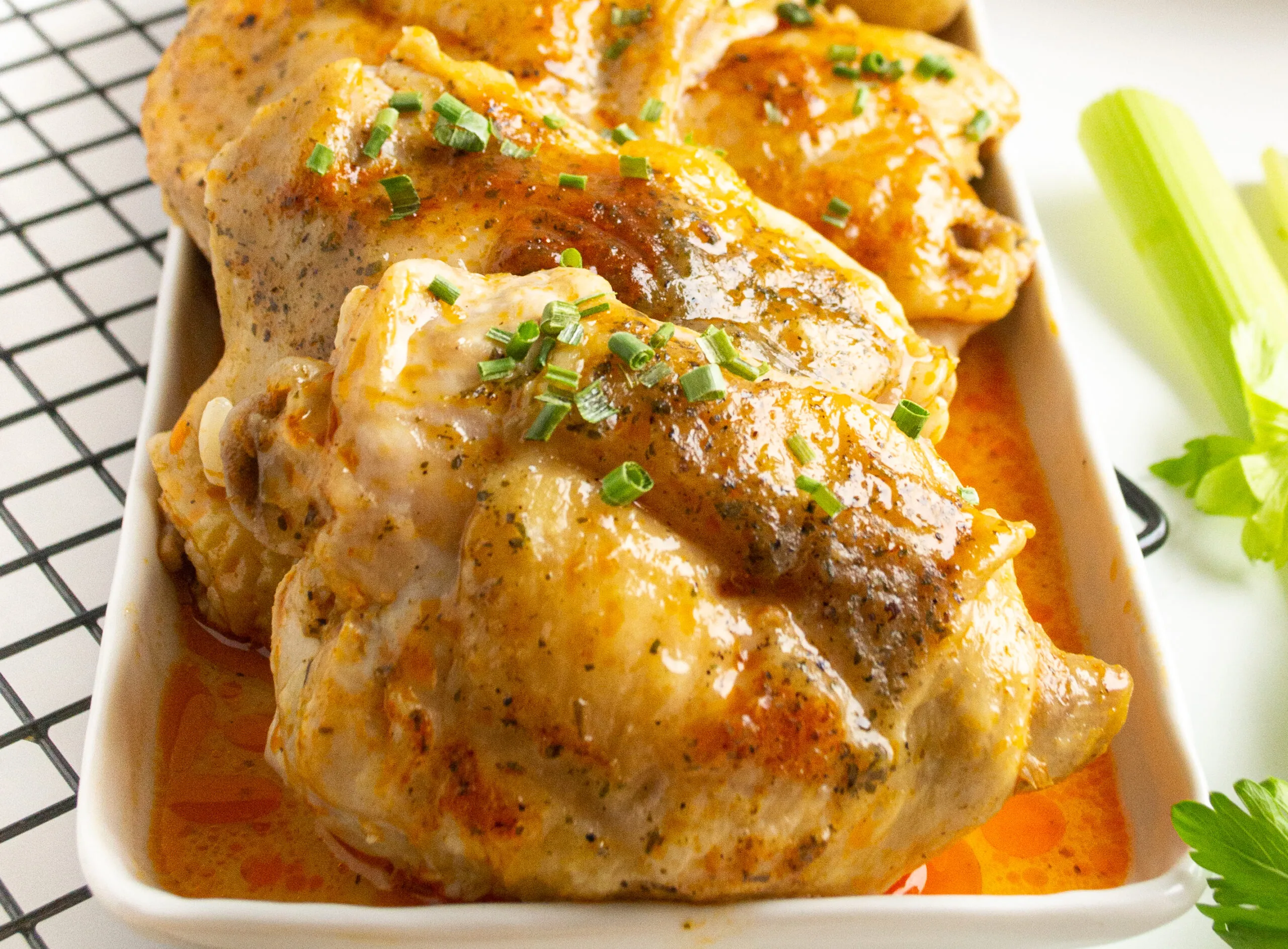 Buffalo Ranch Chicken Thighs