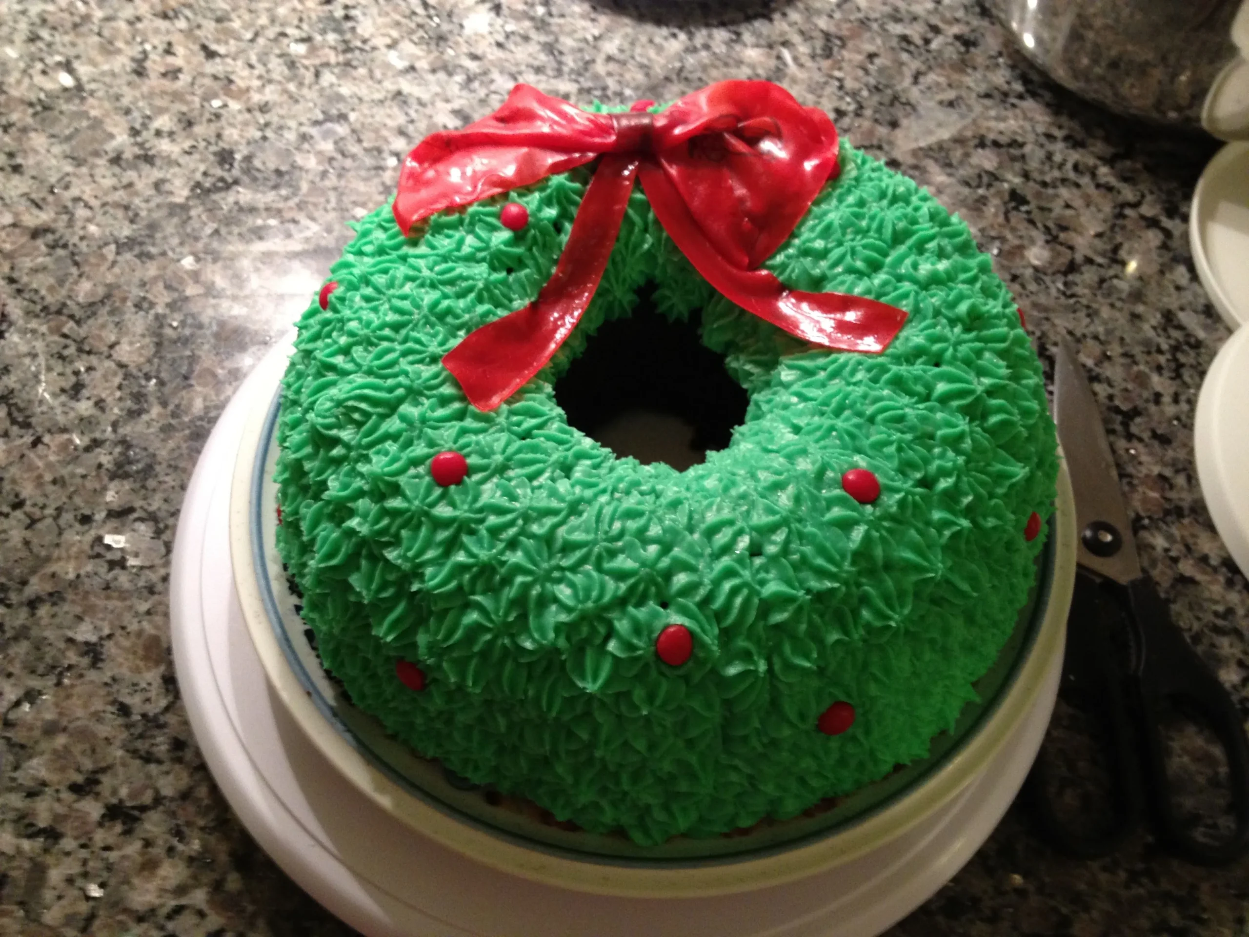 Bundt Cake Christmas Wreath