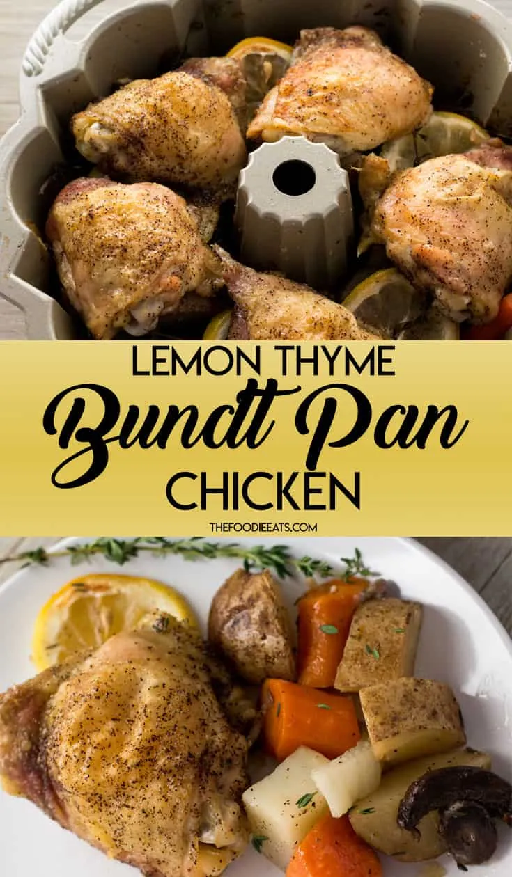 Bundt Pan Lemon Thyme Chicken and Red Potatoes