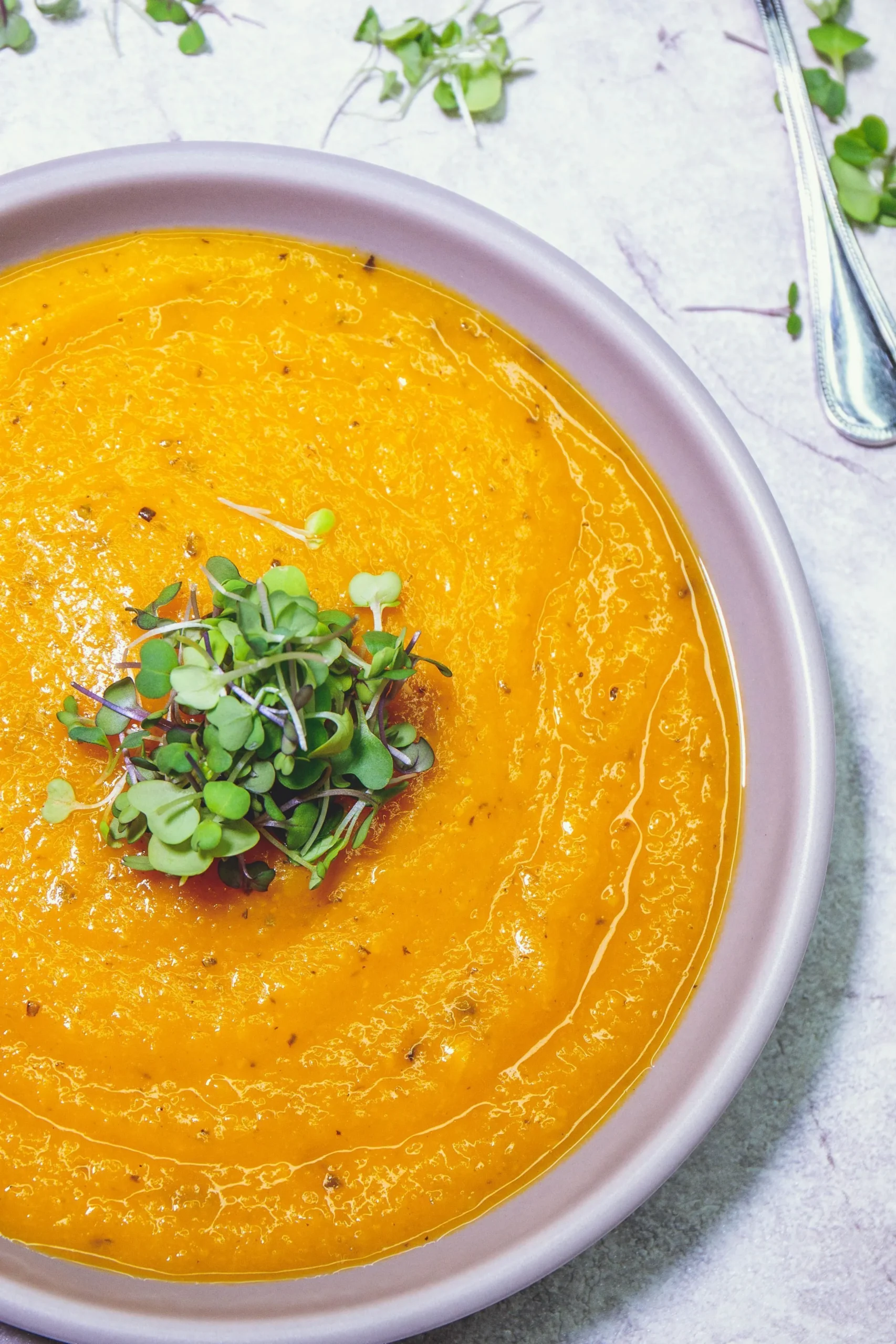 Butternut Squash Bisque with Apple