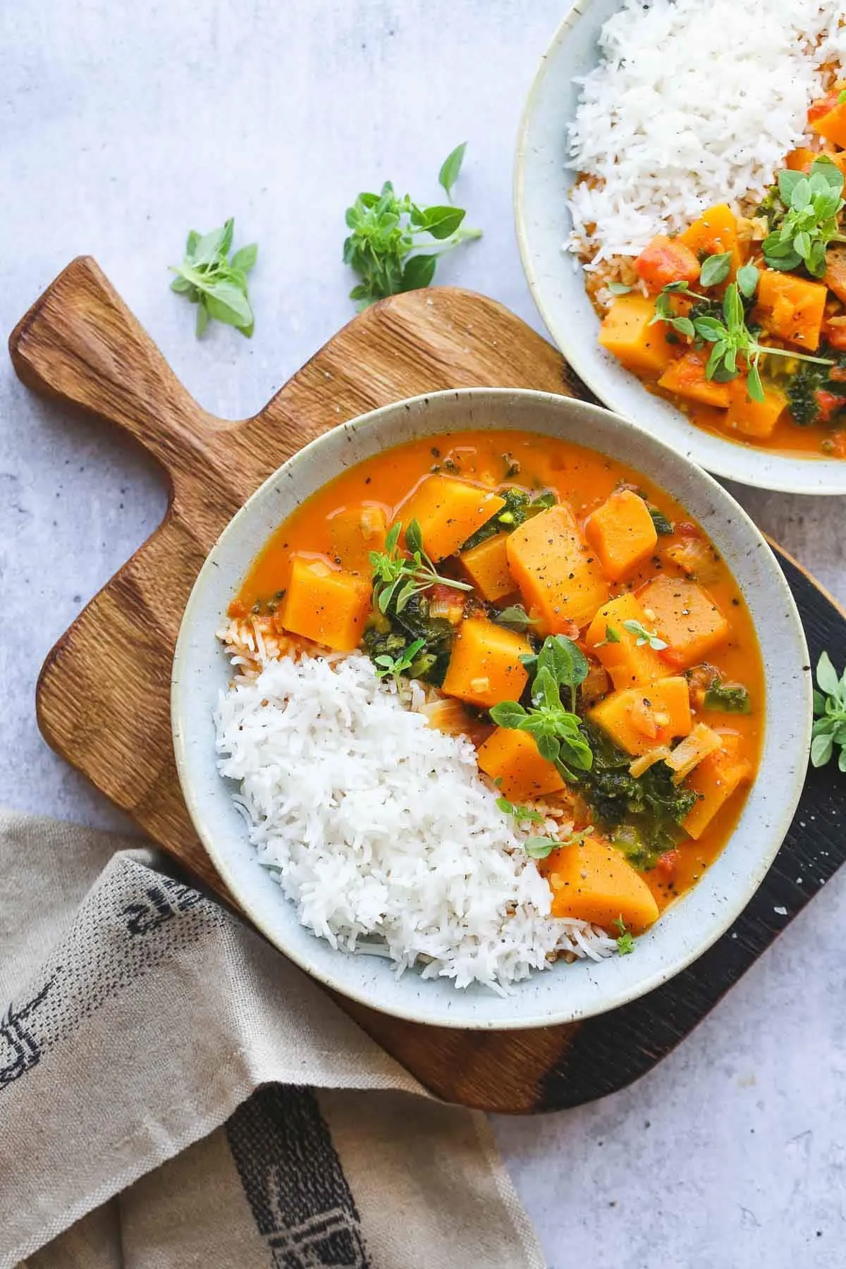 Butternut Squash Curry Bowls