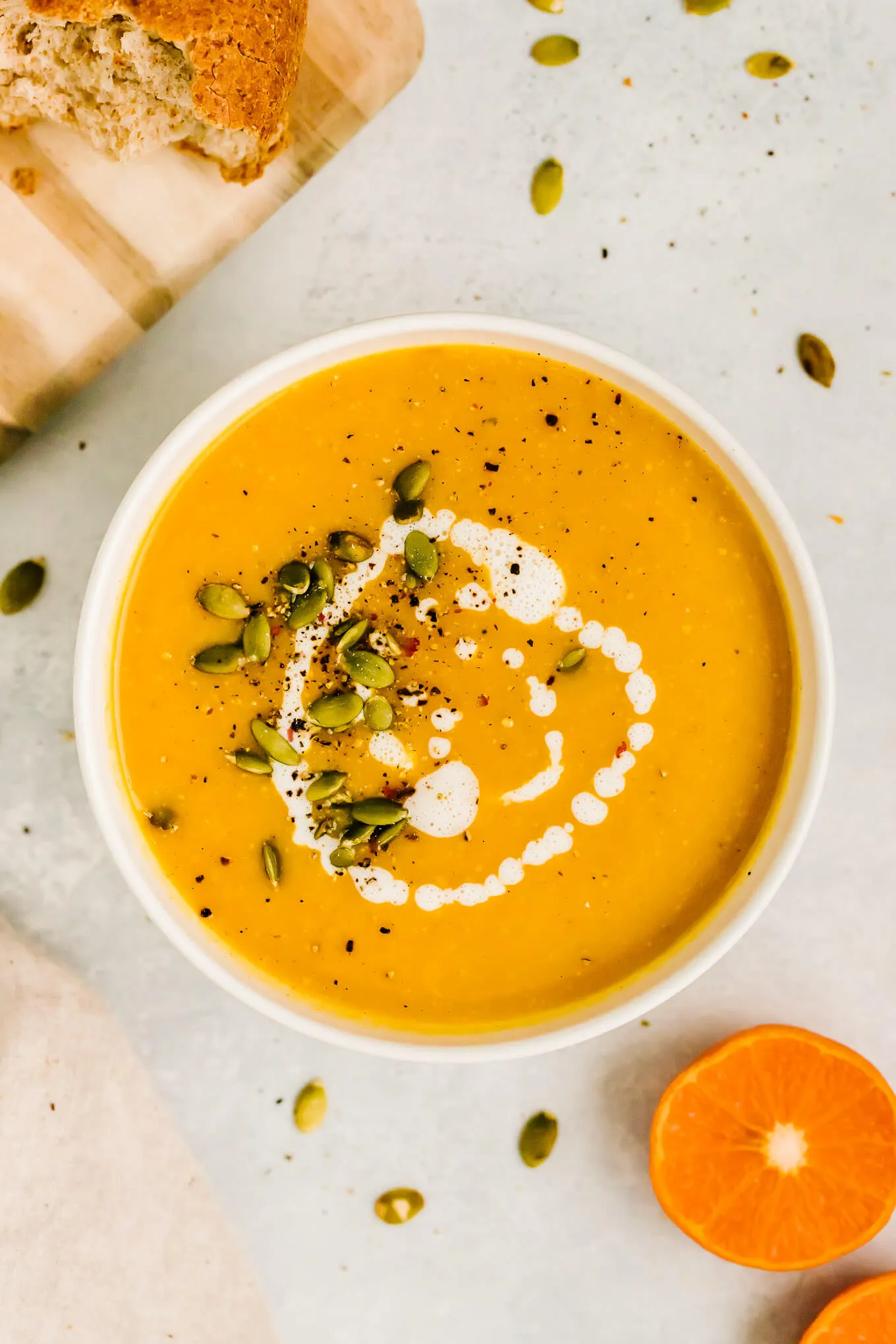 Butternut Squash Soup with Ginger