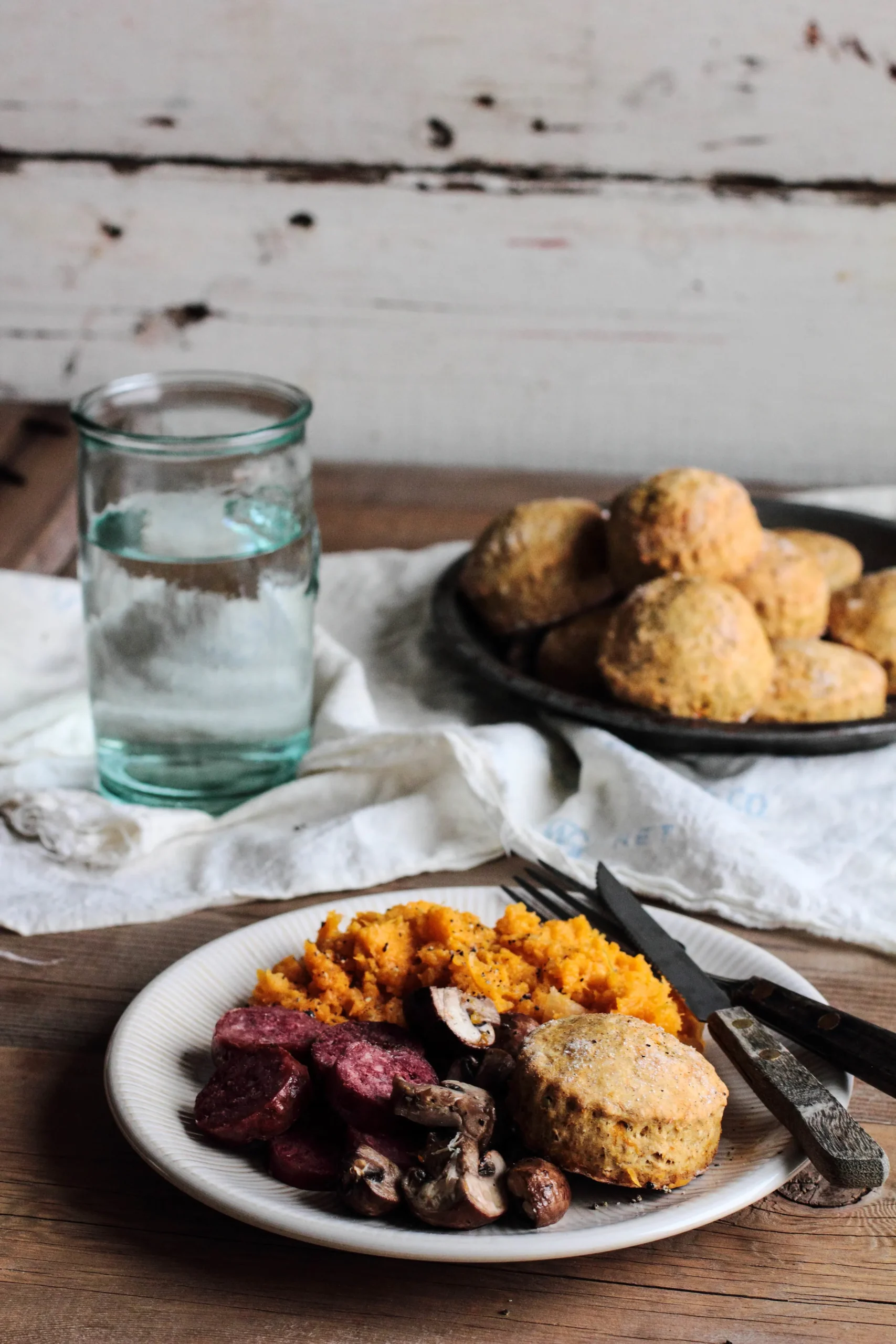 Butternut Squash Spelt Biscuits