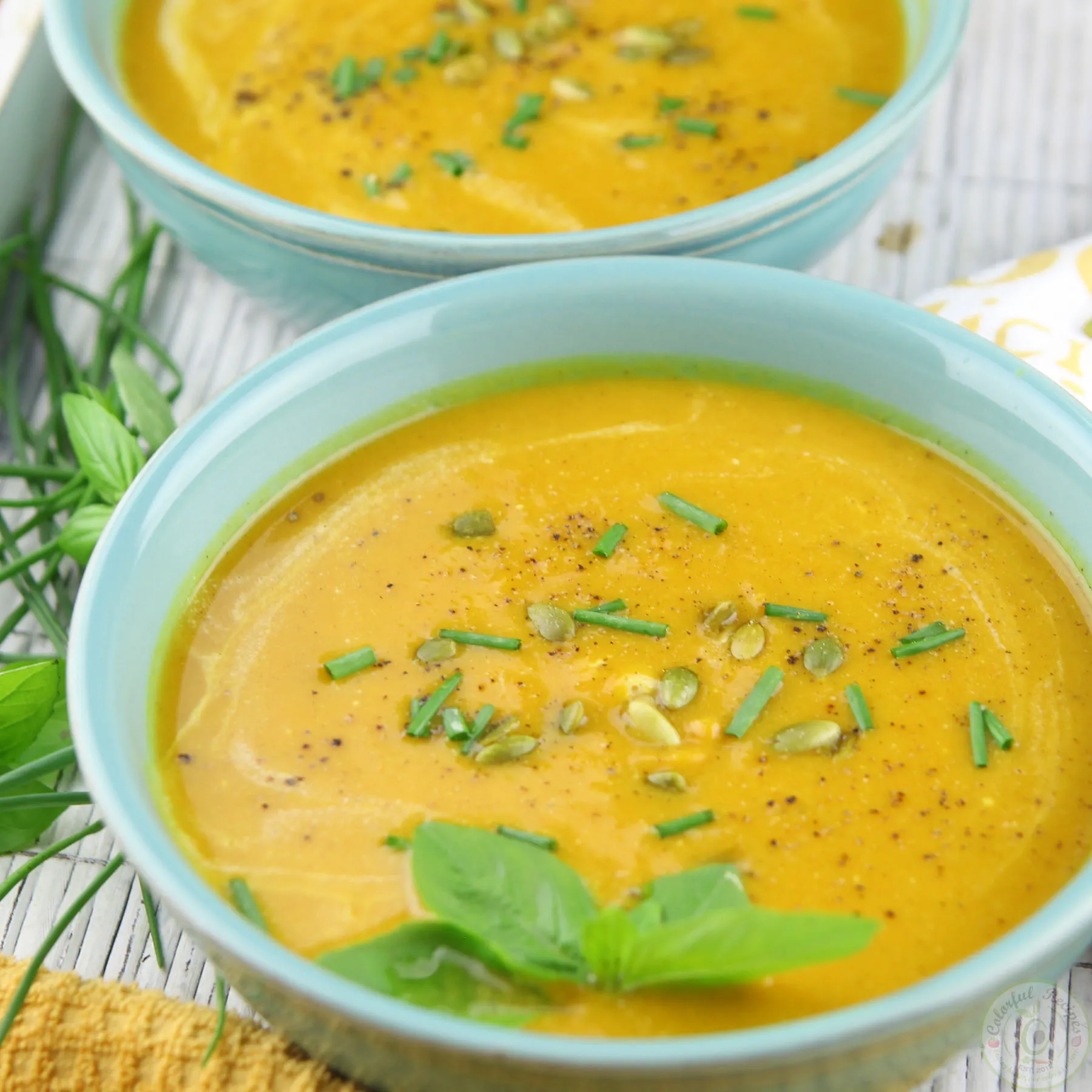 Butternut Squash and Sweet Potato Soup