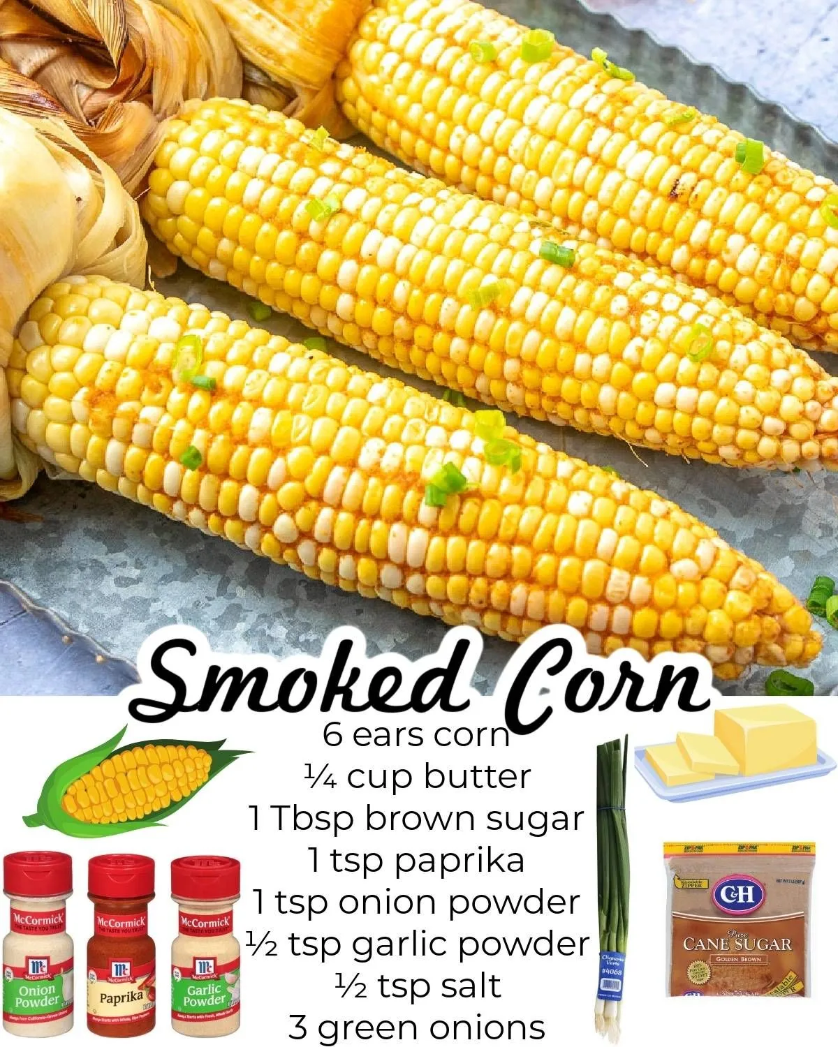 Buttery Smoked Corn Cob