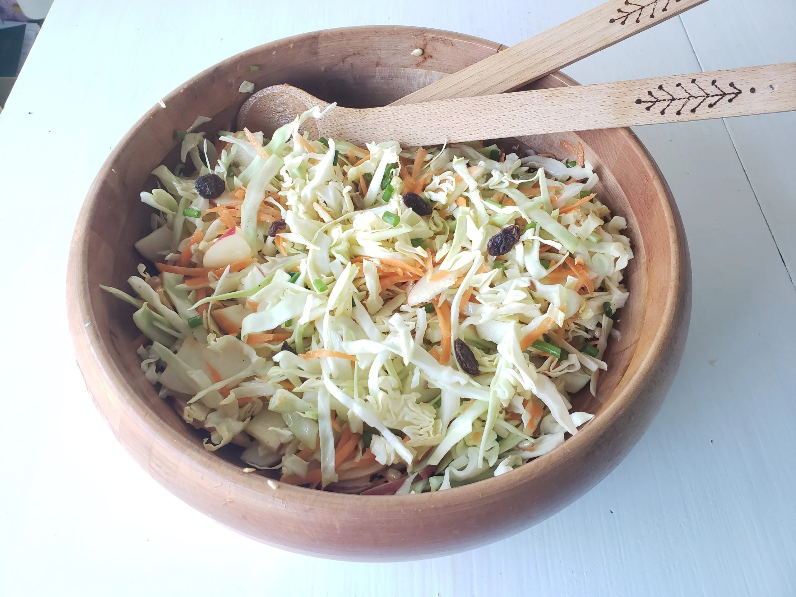 Cabbage and Apple Slaw