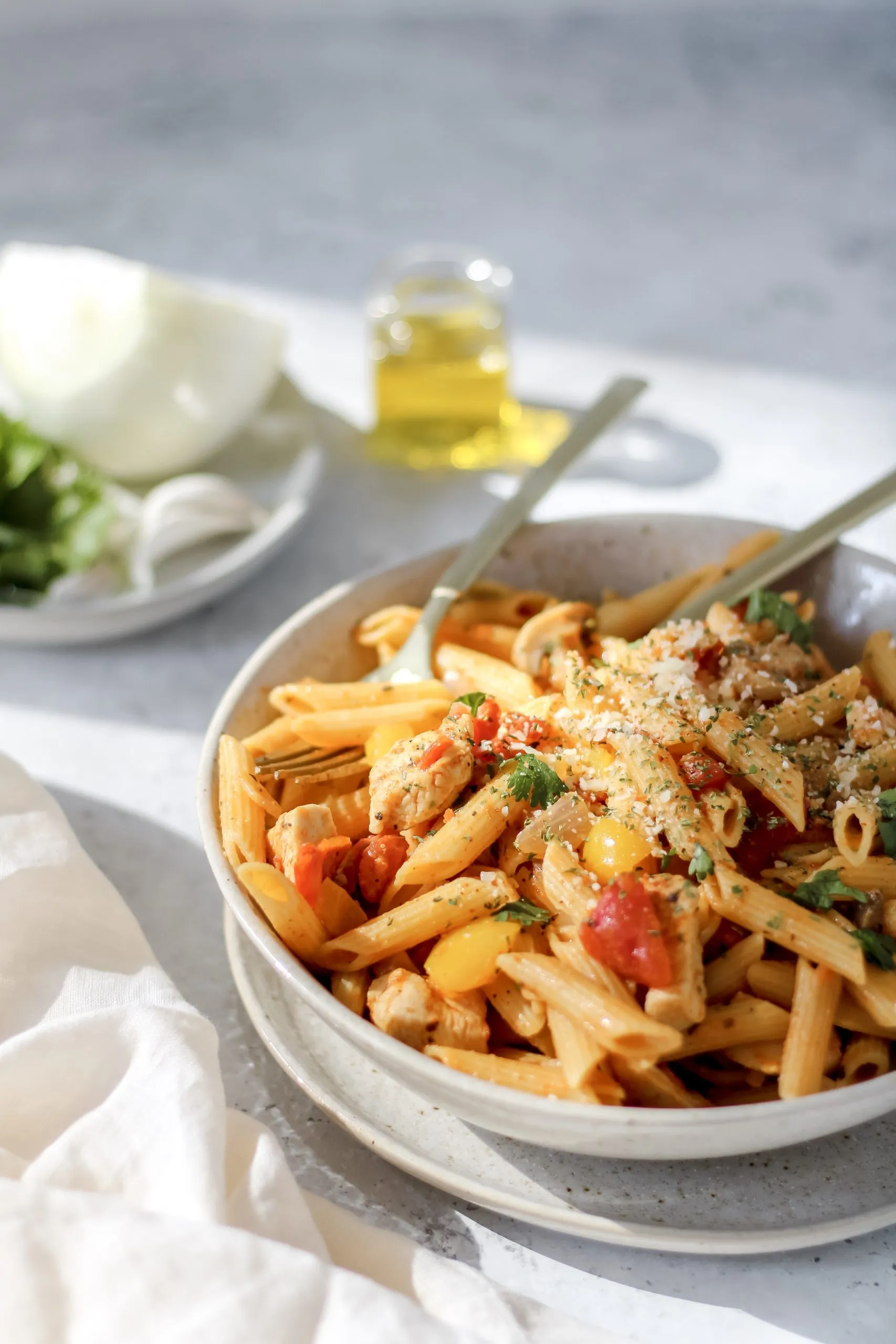 Cajun Pasta (Dairy-Free, Pescatarian)