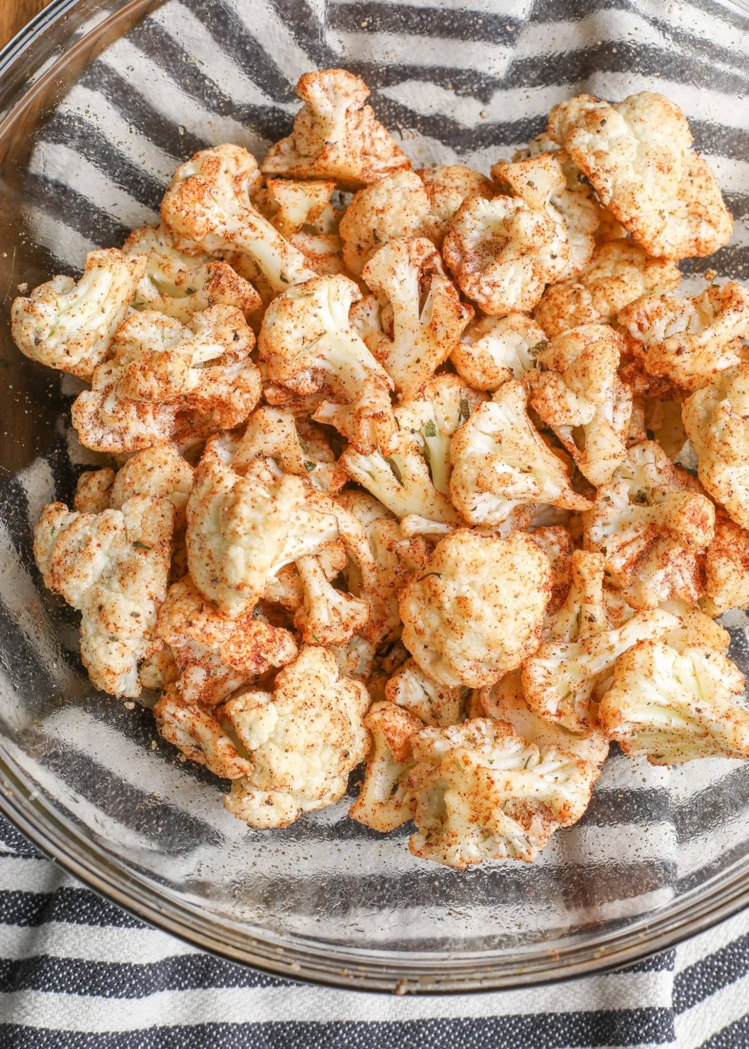 Cajun Peppers Cauliflower Grits