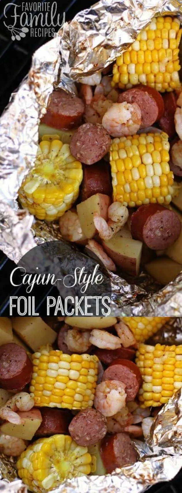 Cajun Style Grill Foil Packets