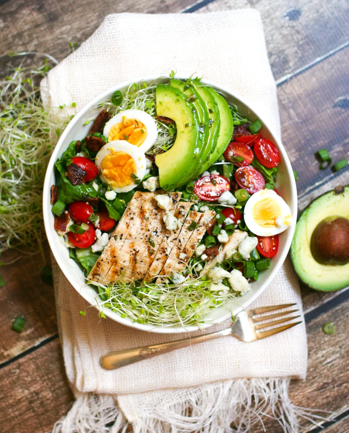 California Cobb Salad with Grapes