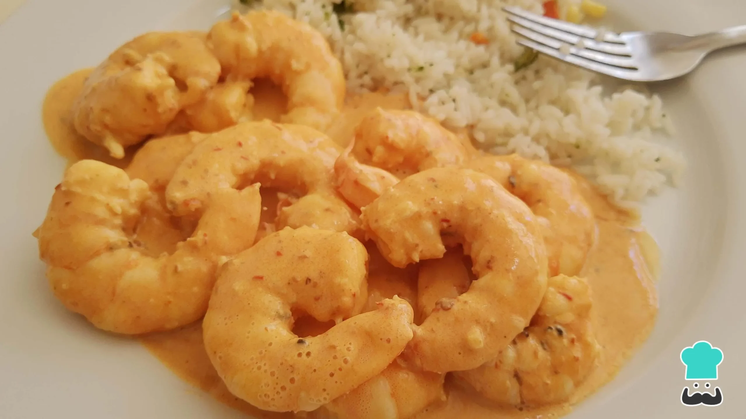 Camarones con Crema Chipotle