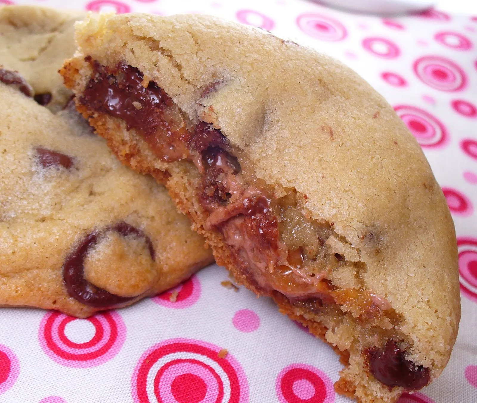 Candy Bar Stuffed Cookies
