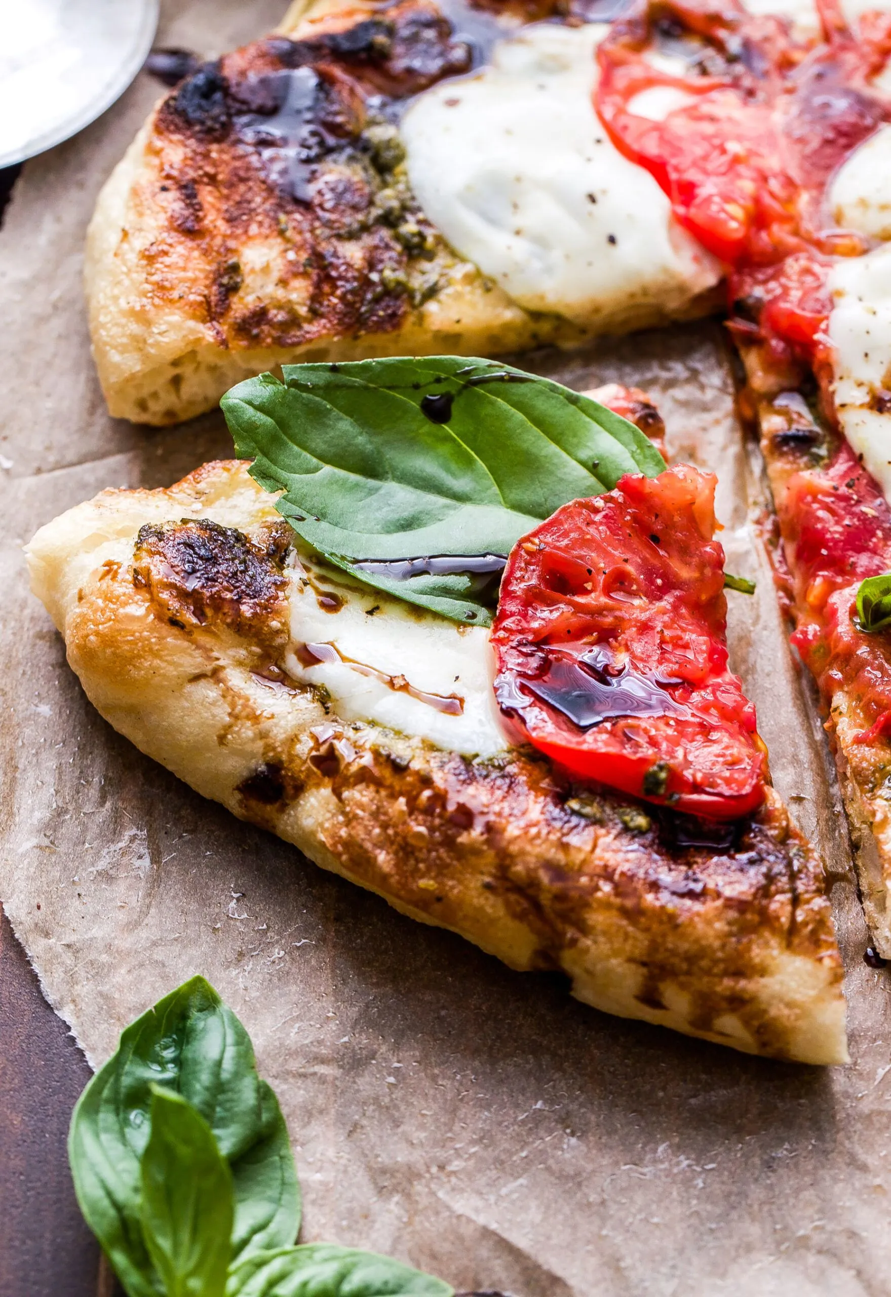 Caprese Pizza Gluten Free Dairy Free Vegan
