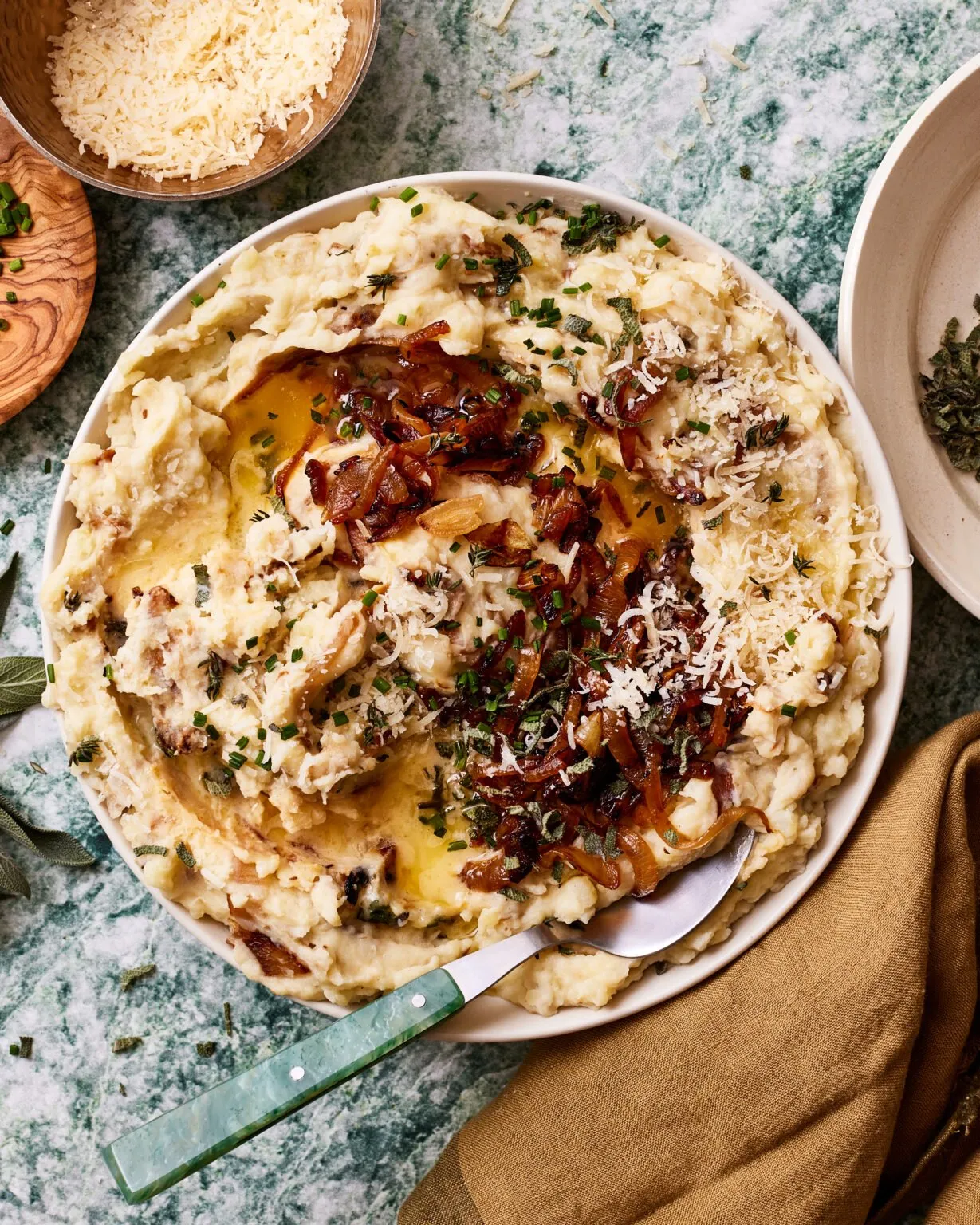 Caramelized Onions Mashed Potatoes