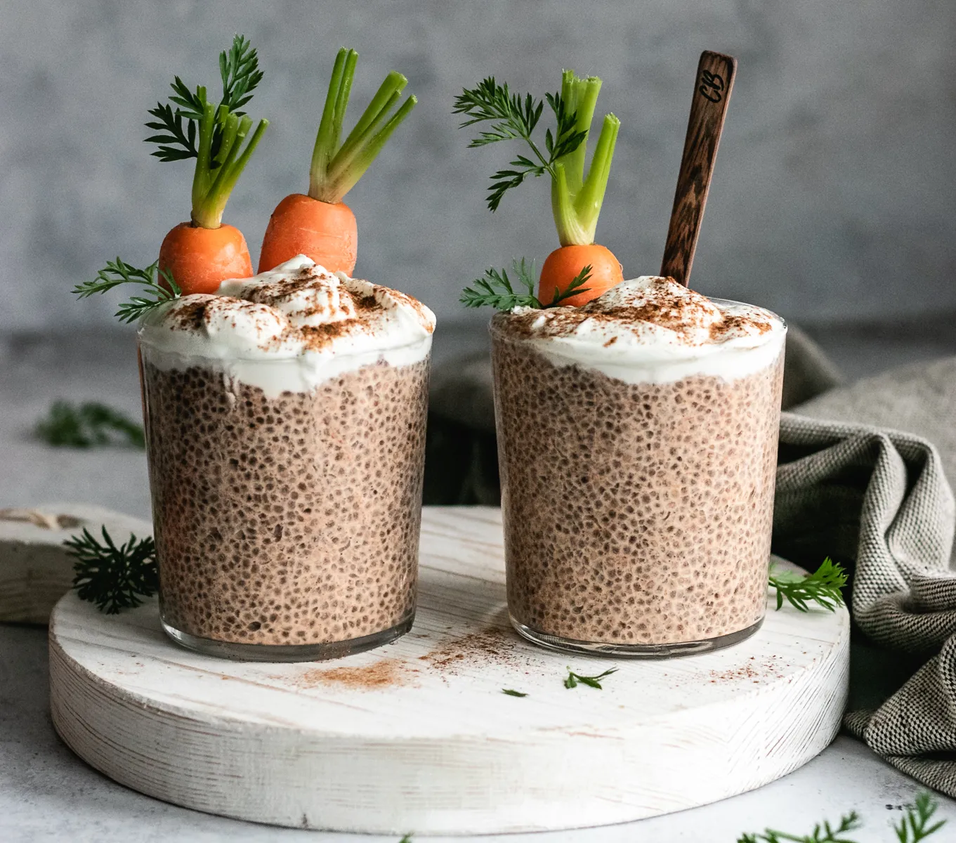 Carrot Cake Chia Pudding (Vegan & Gluten-Free)