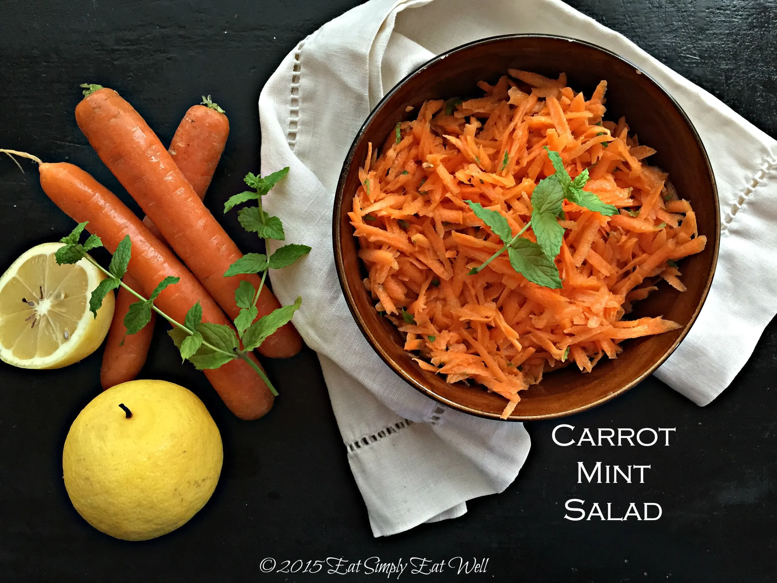 Carrot Salad with Mint and Currants
