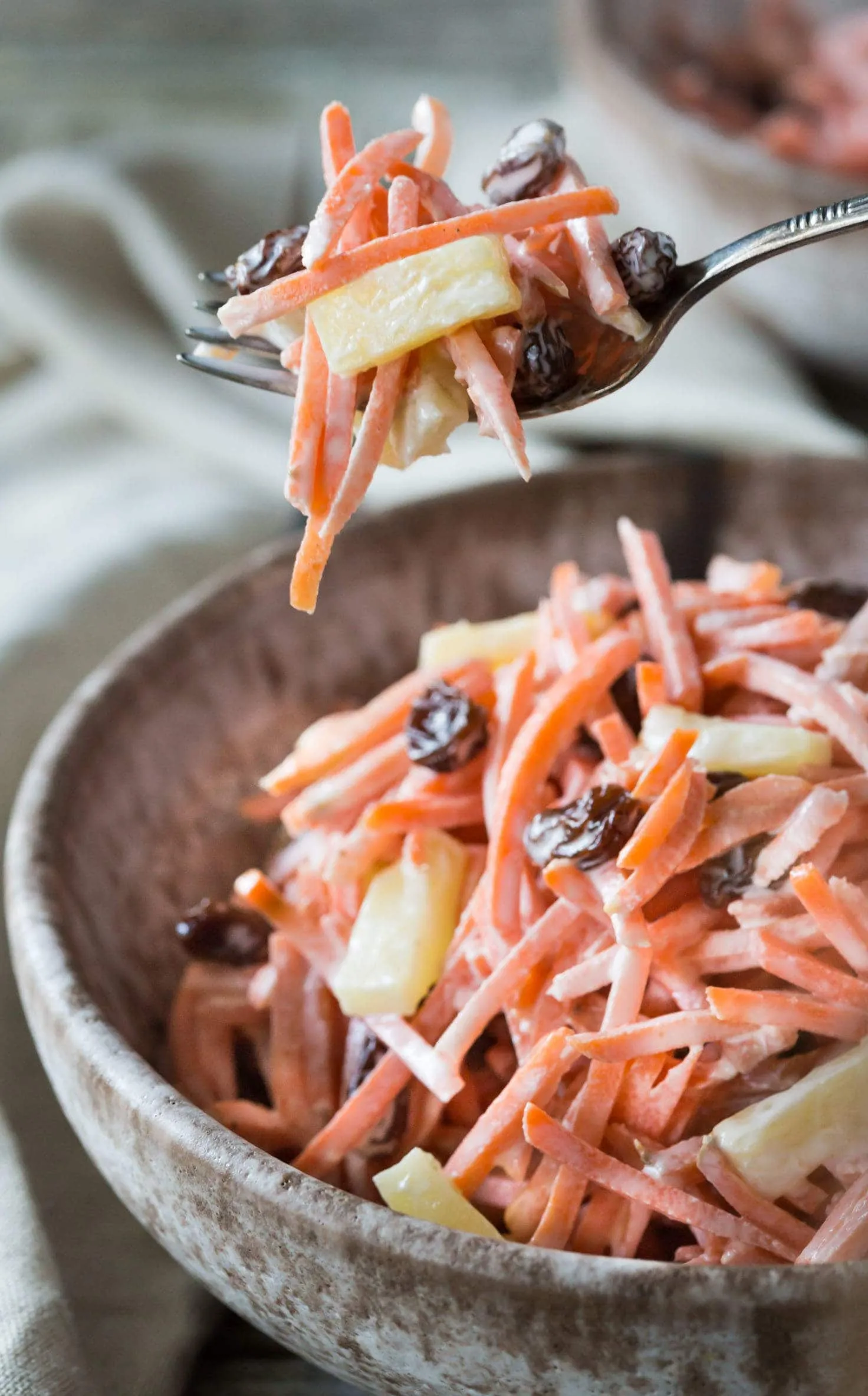 Carrot Salad with Pineapple (No Mayo)