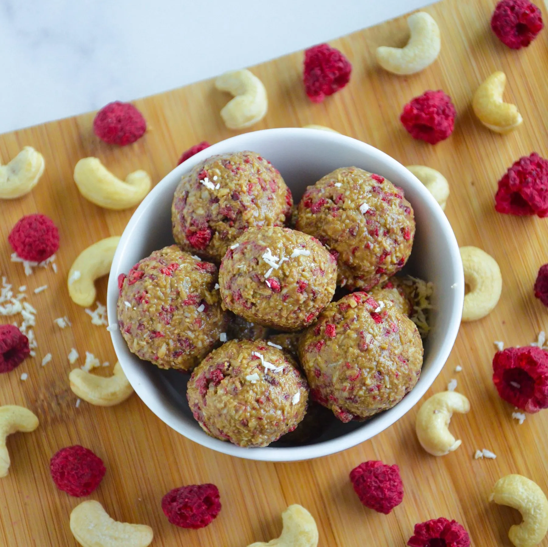 Cashew Coconut Berry Berry Bites