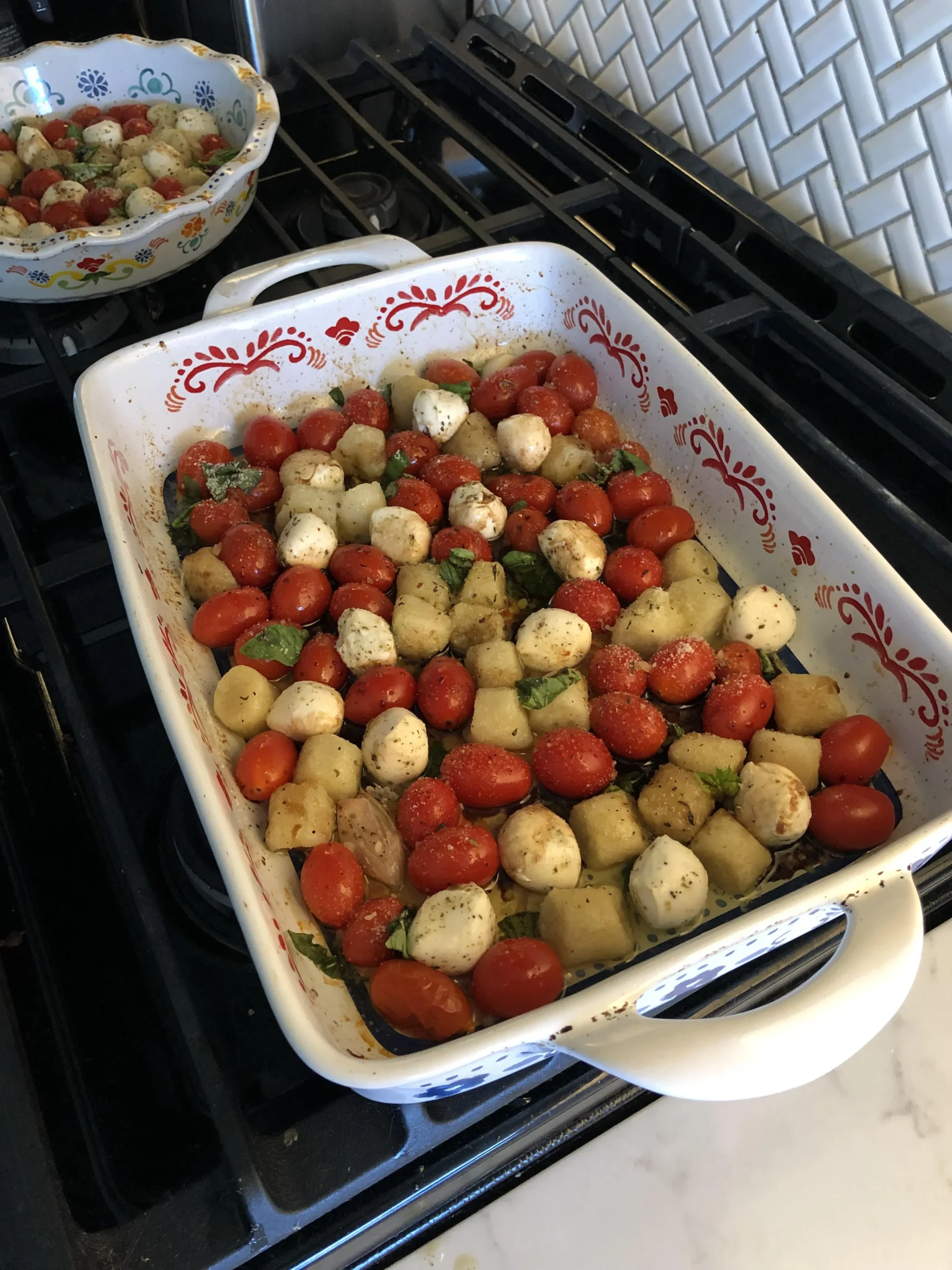 Cauliflower Bake with Gnocchi and Mozzarella
