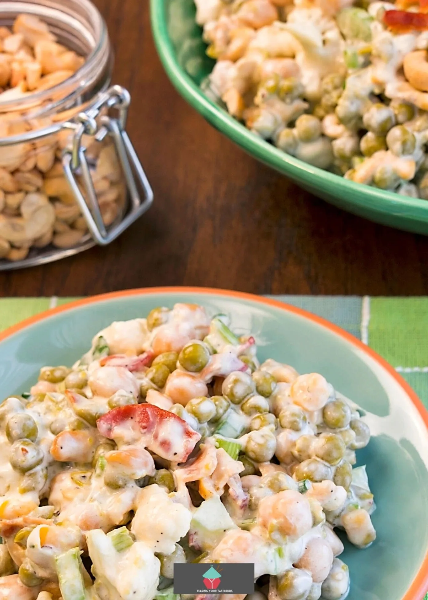 Cauliflower and Green Pea Salad