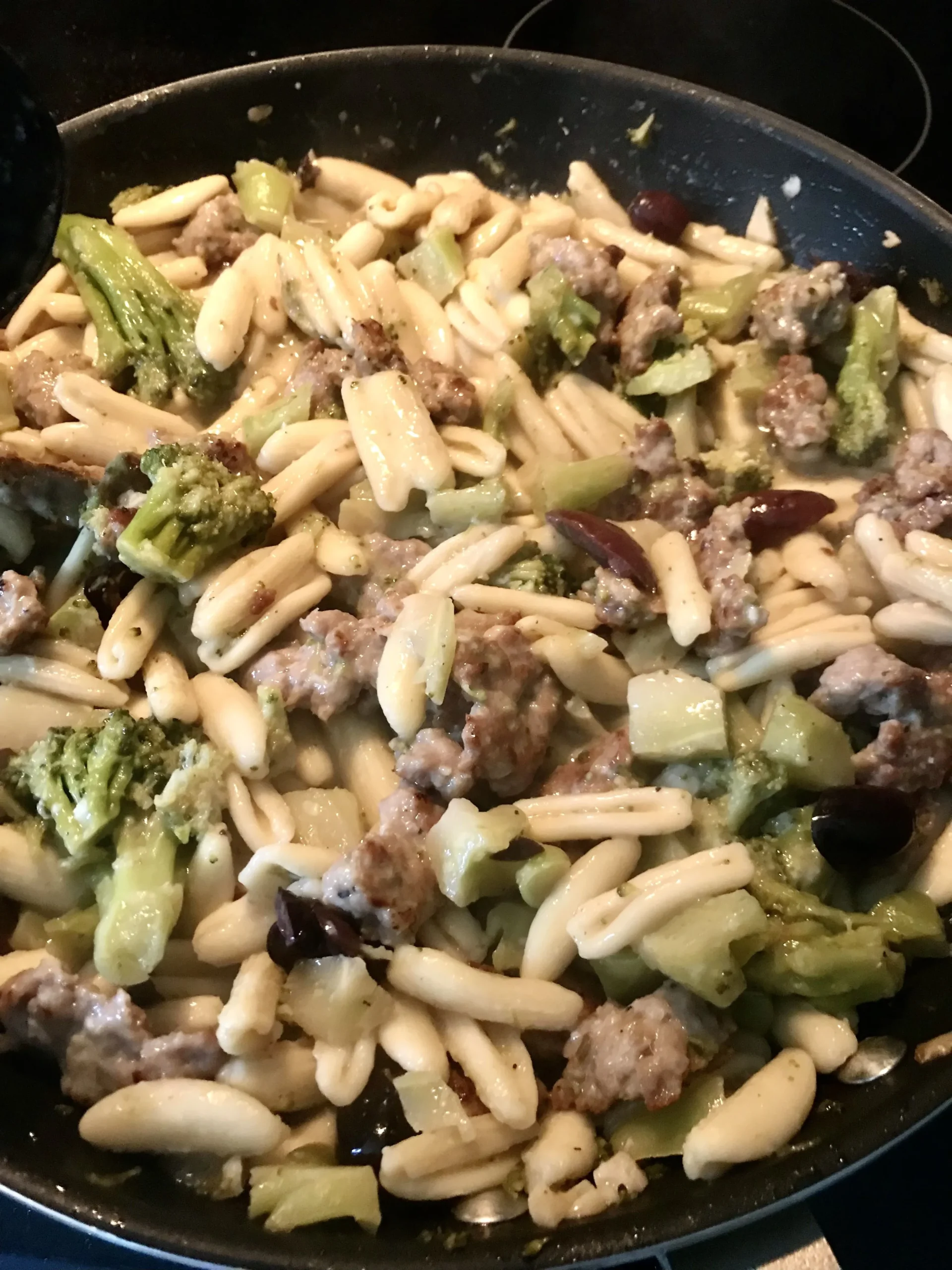 Cavatelli with Italian Sausage and Broccoli Rabe