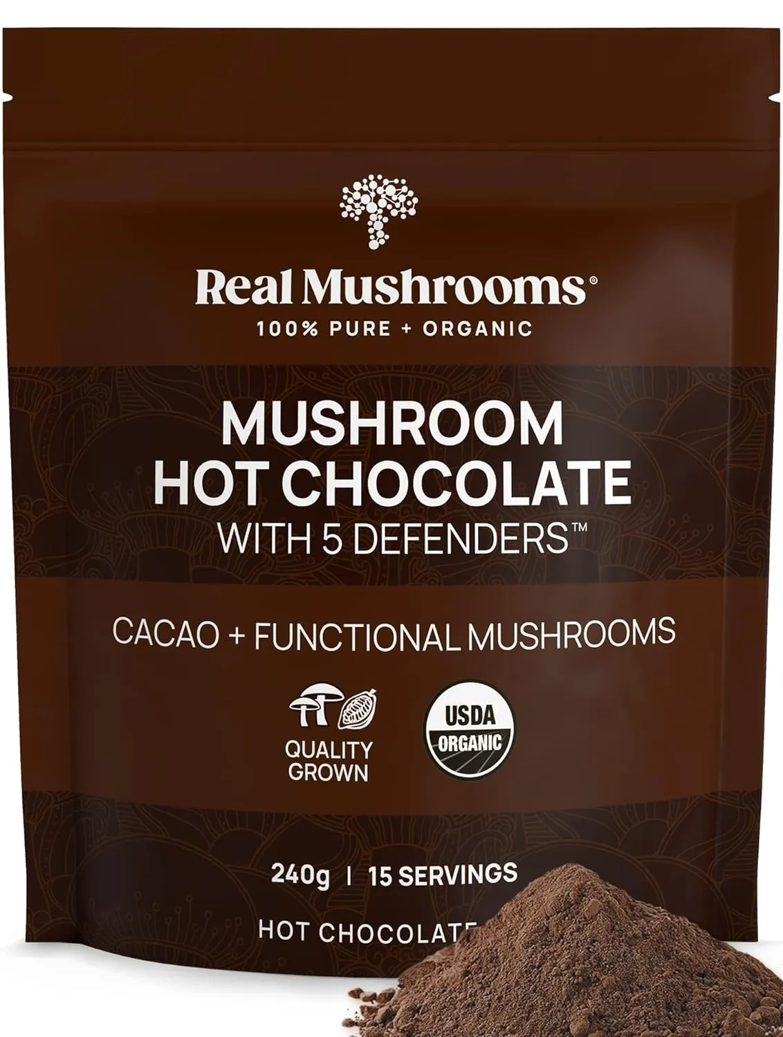 Chaga Hot Chocolate Vegan Gluten Free