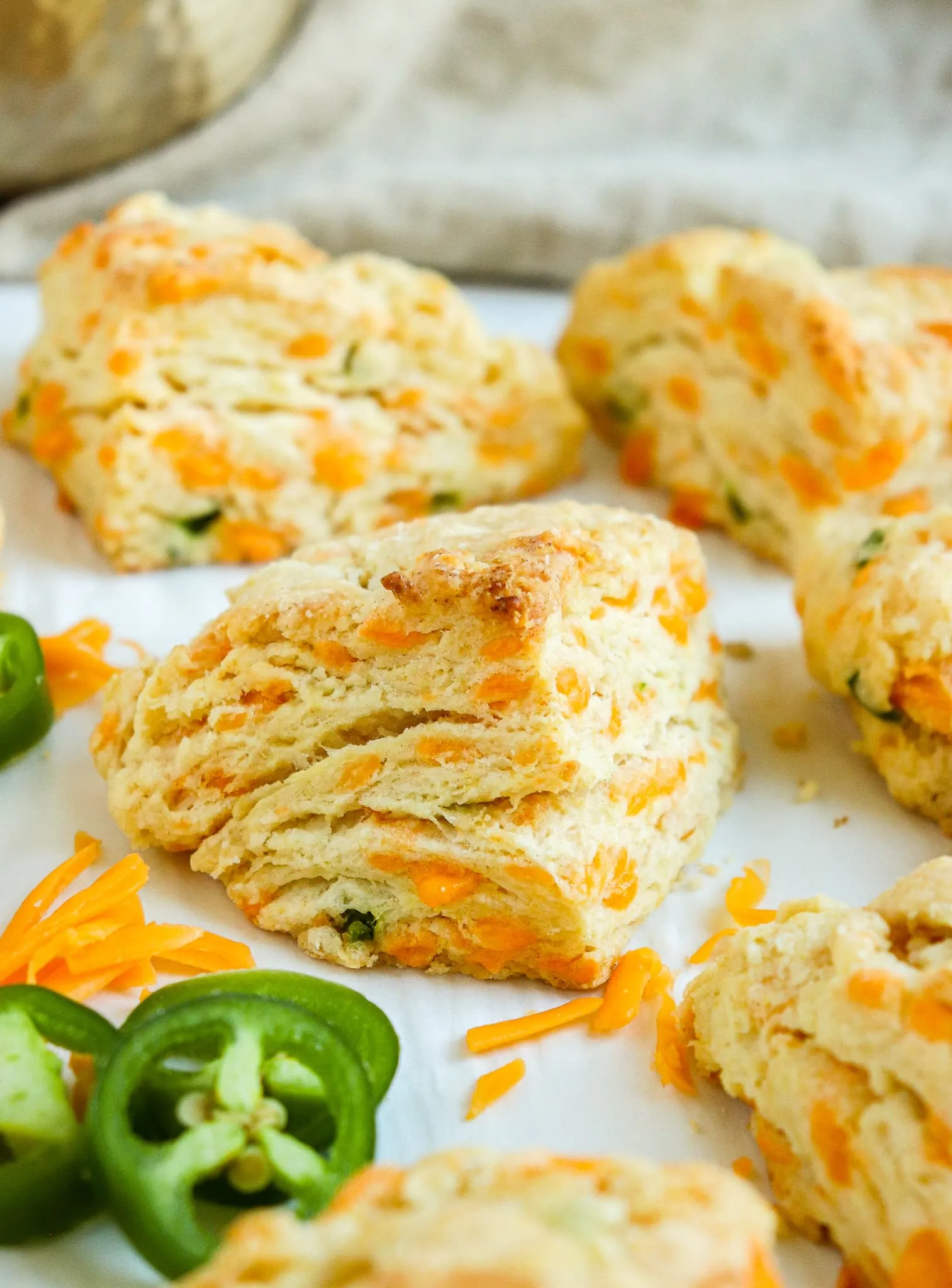 Cheddar Jalapeno Mini Scones