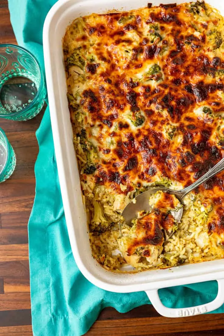 Cheesy Chicken and Rice Casserole