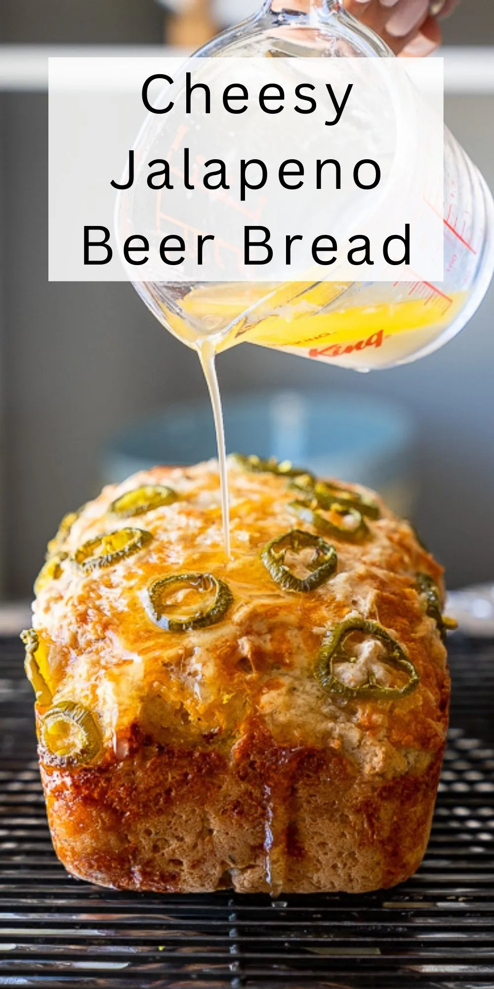 Cheesy Jalapeno Beer Bread